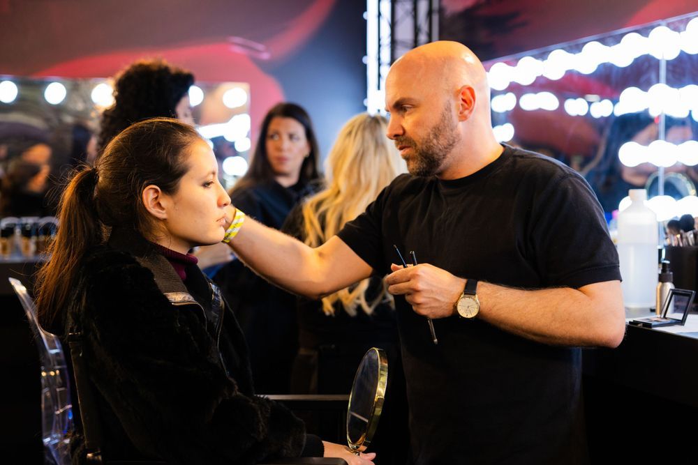 Makeup masterclass event photography in London