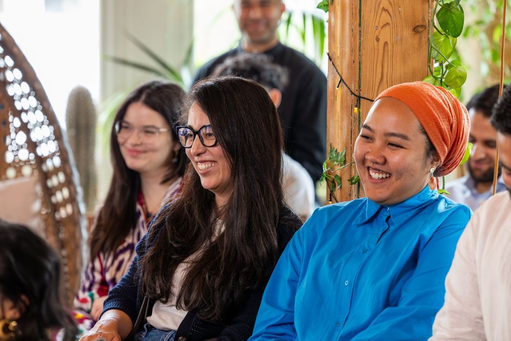 Event Photography for Nadir Nahdi with Aditi Mayer live podcast event in London by Farheen Shaikh