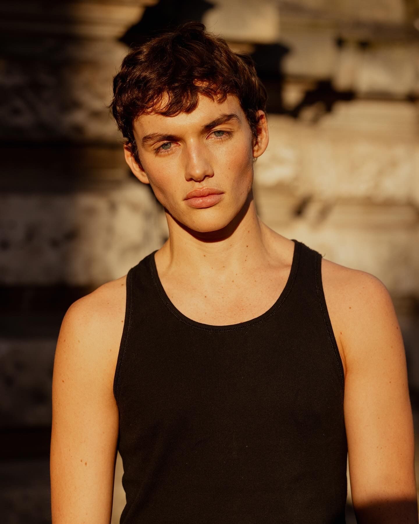 Editorial Portrait of Model Off Duty at London Fashion Week