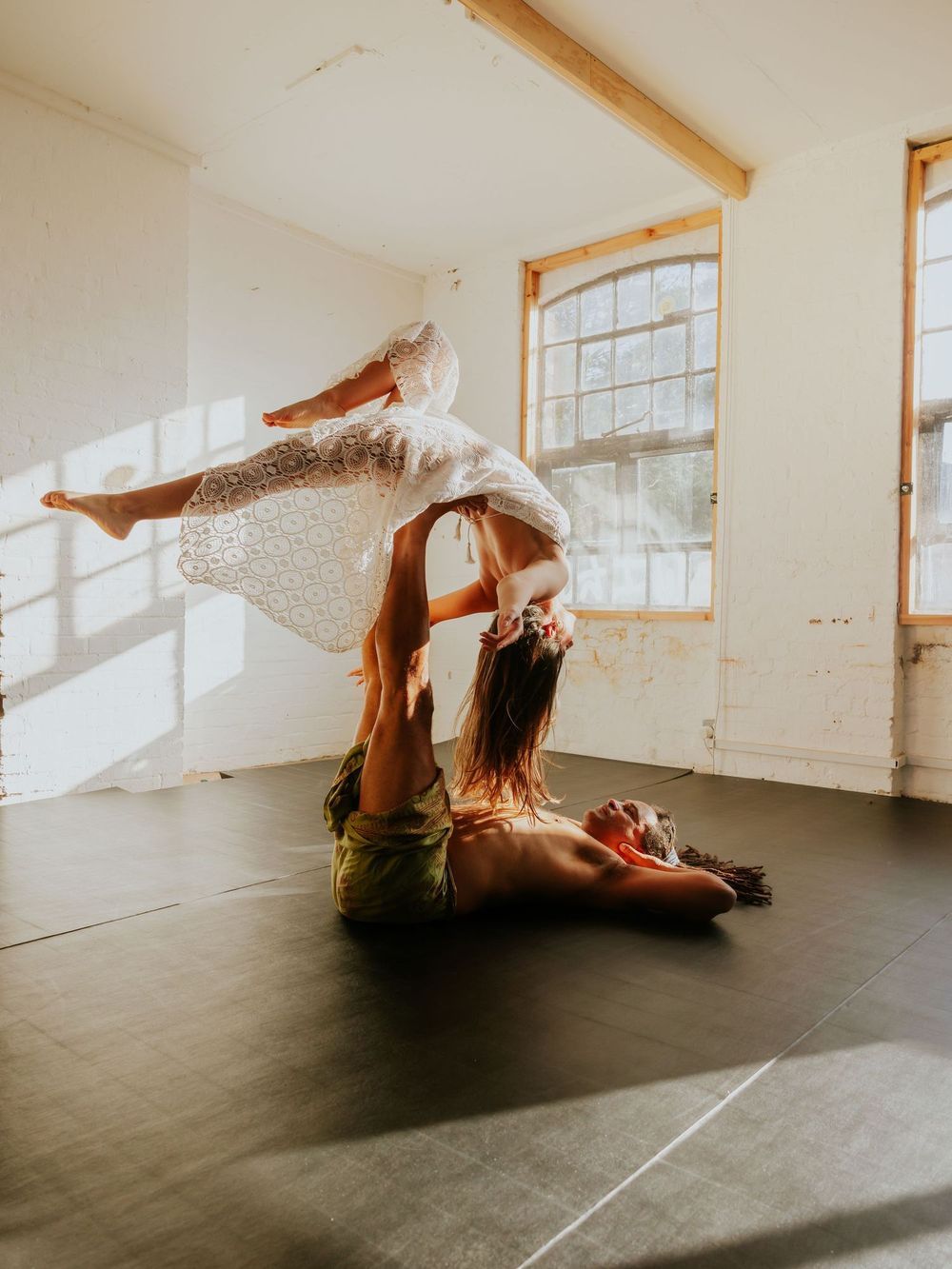 Commercial and branding photography for Acroyoga Studio in London