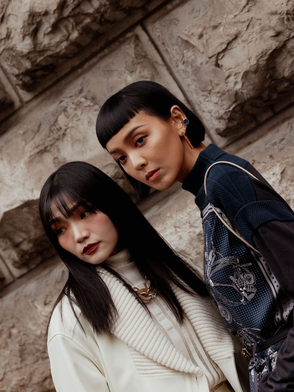 London fashion photographer – editorial street style portrait during PFW, captured by Farheen Shaikh.