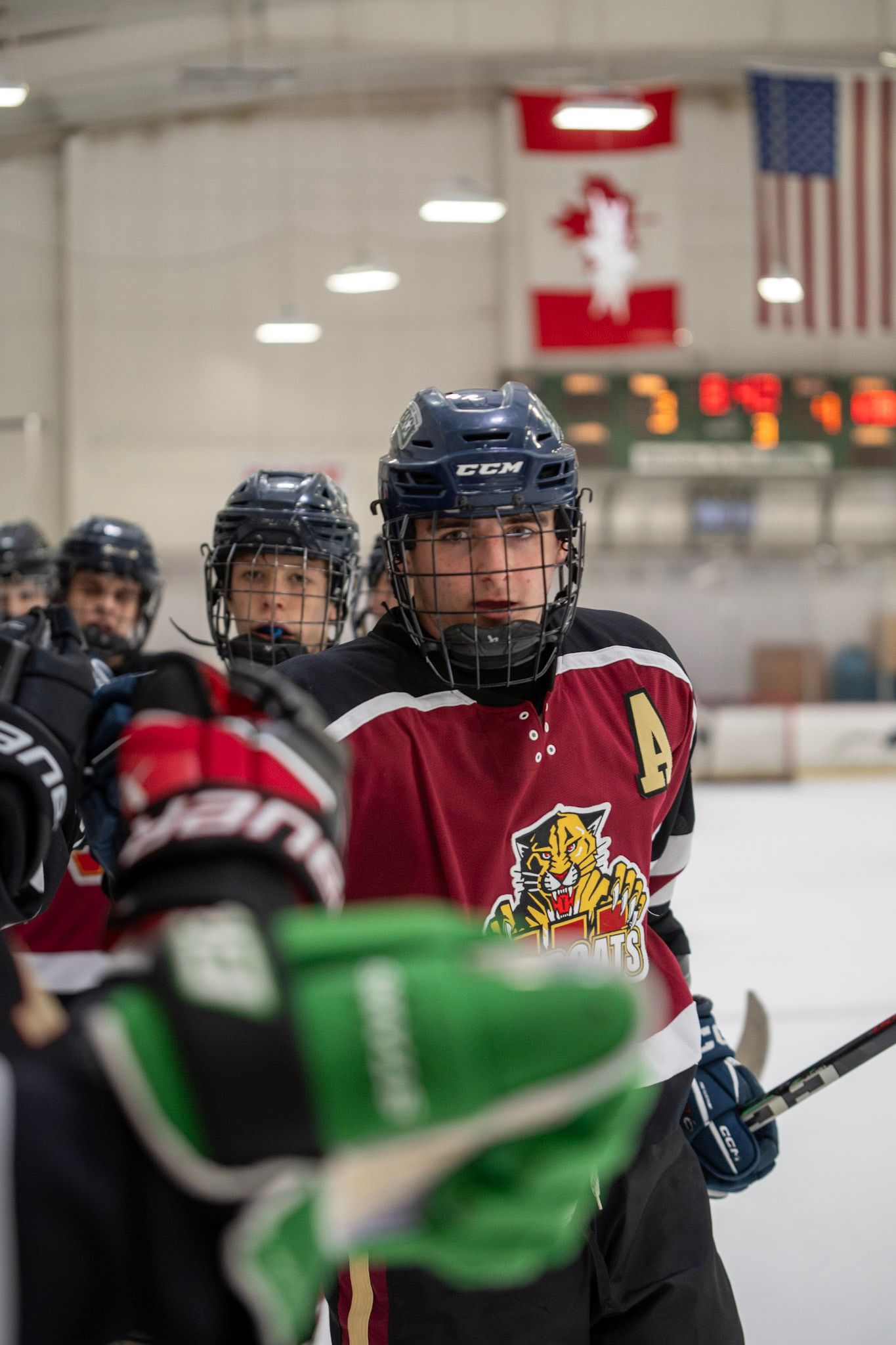 Kenny Fisher cy wood Wildcats Hockey