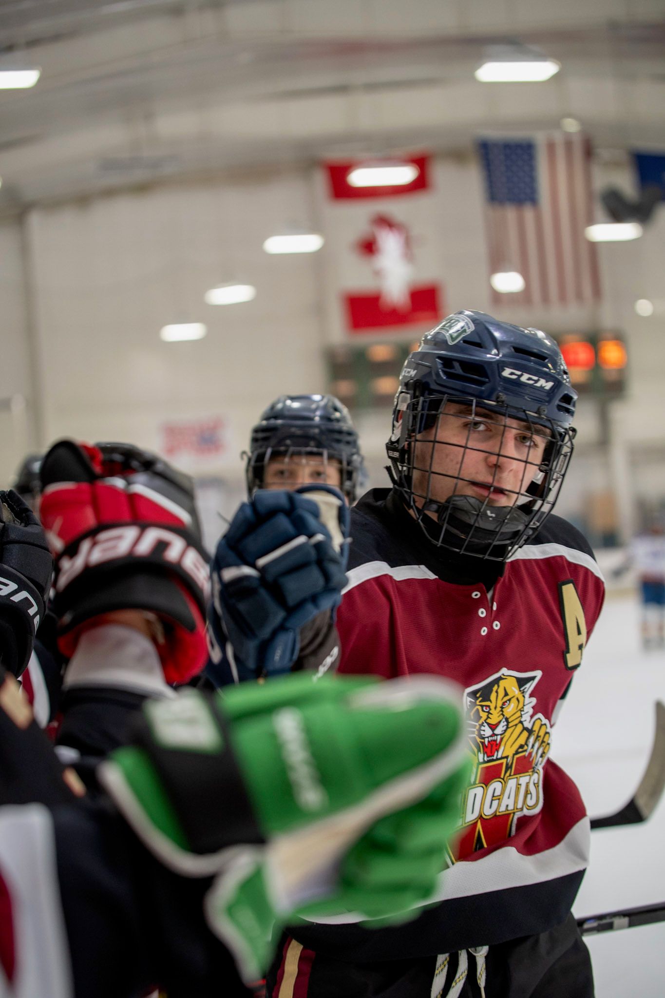 Kenny Fisher cy wood Wildcats Hockey