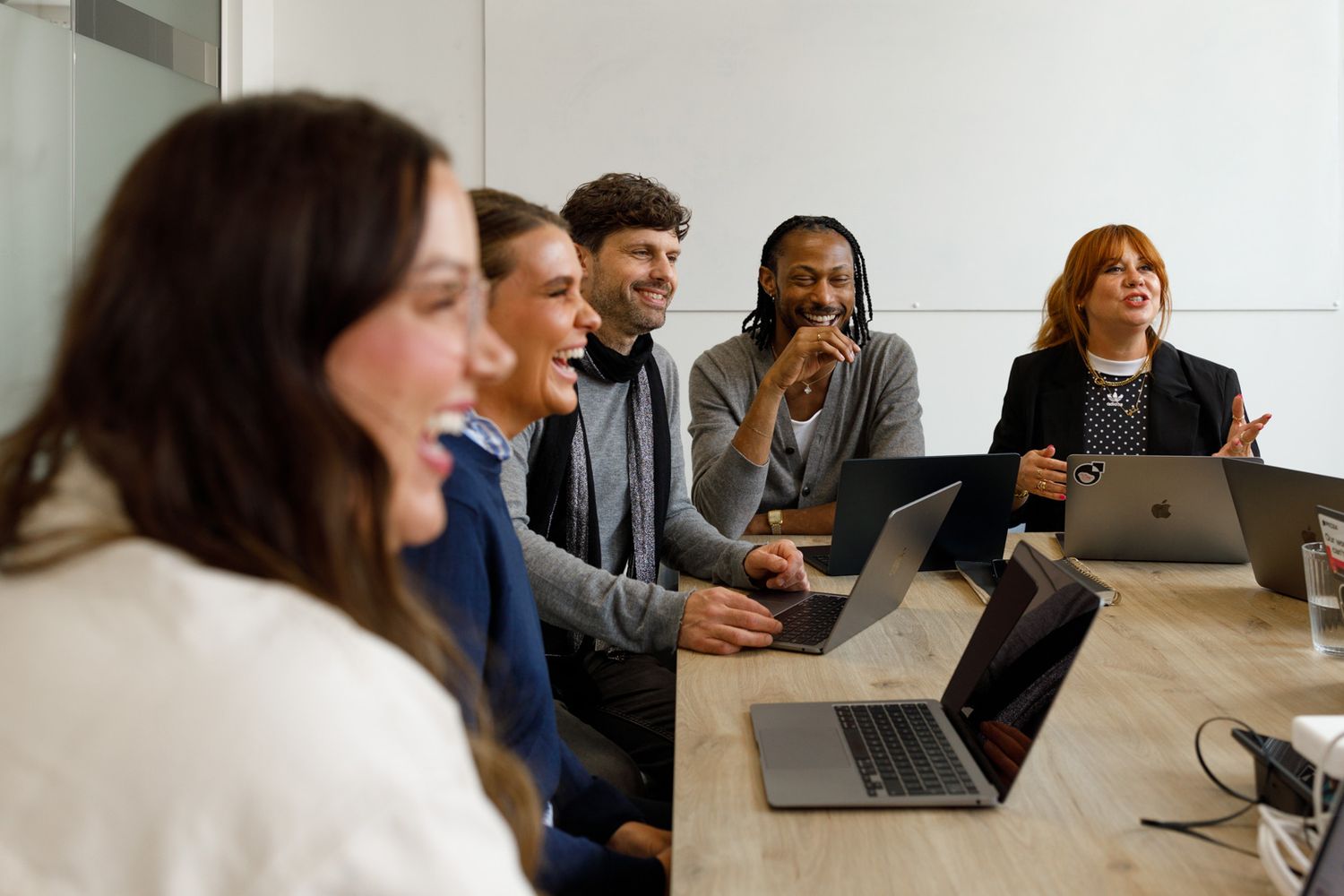 working together team work office life photography employer brand