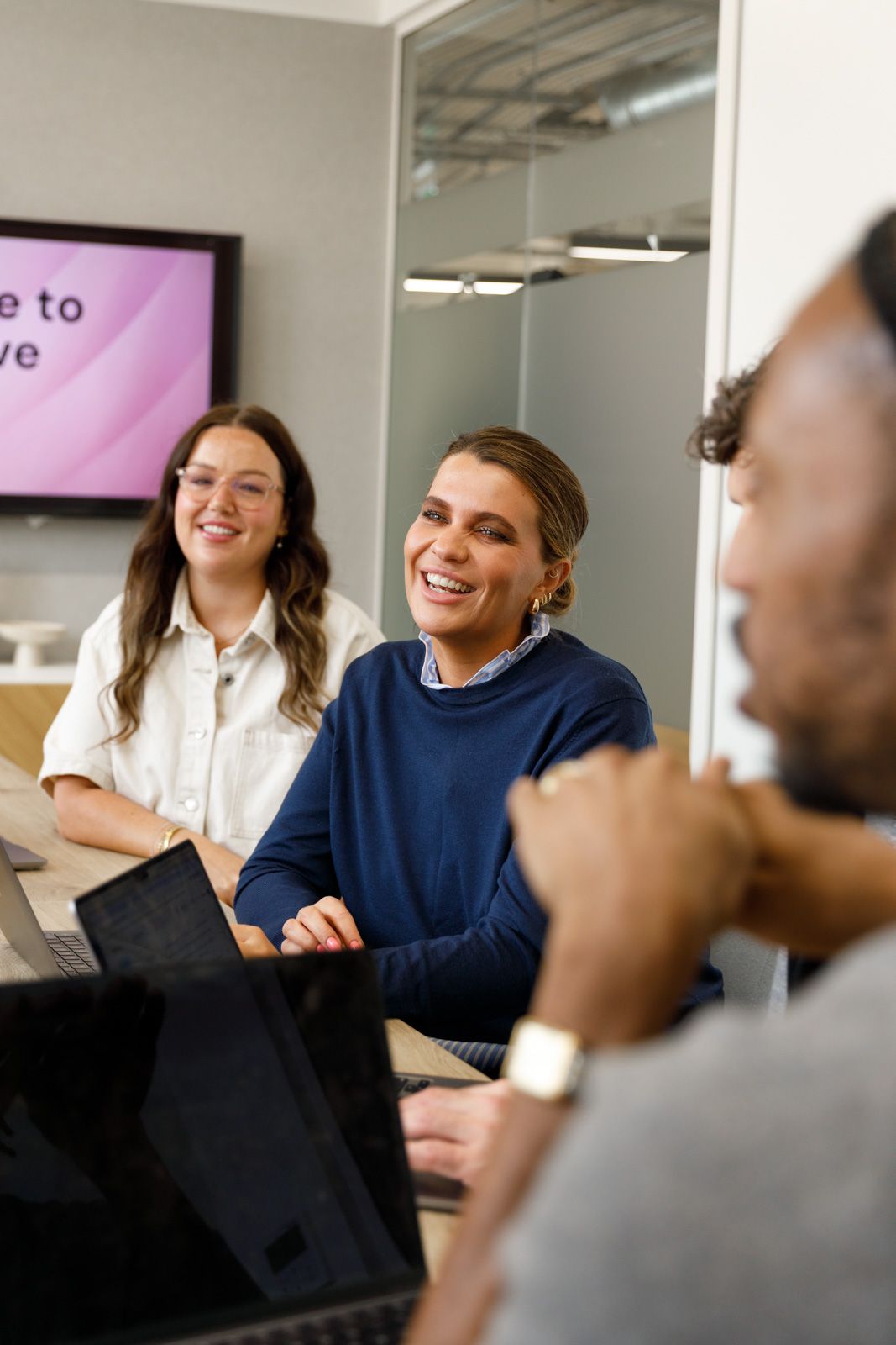 working together team work office life photography employer brand
