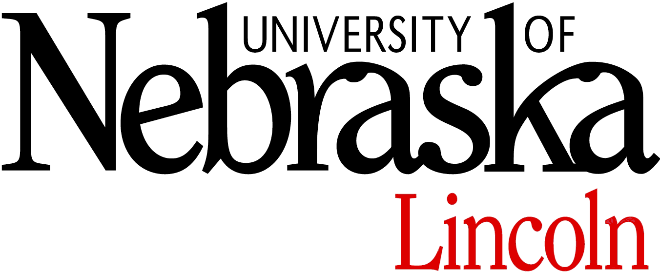University of Nebraska Lincoln logo in black and red text.