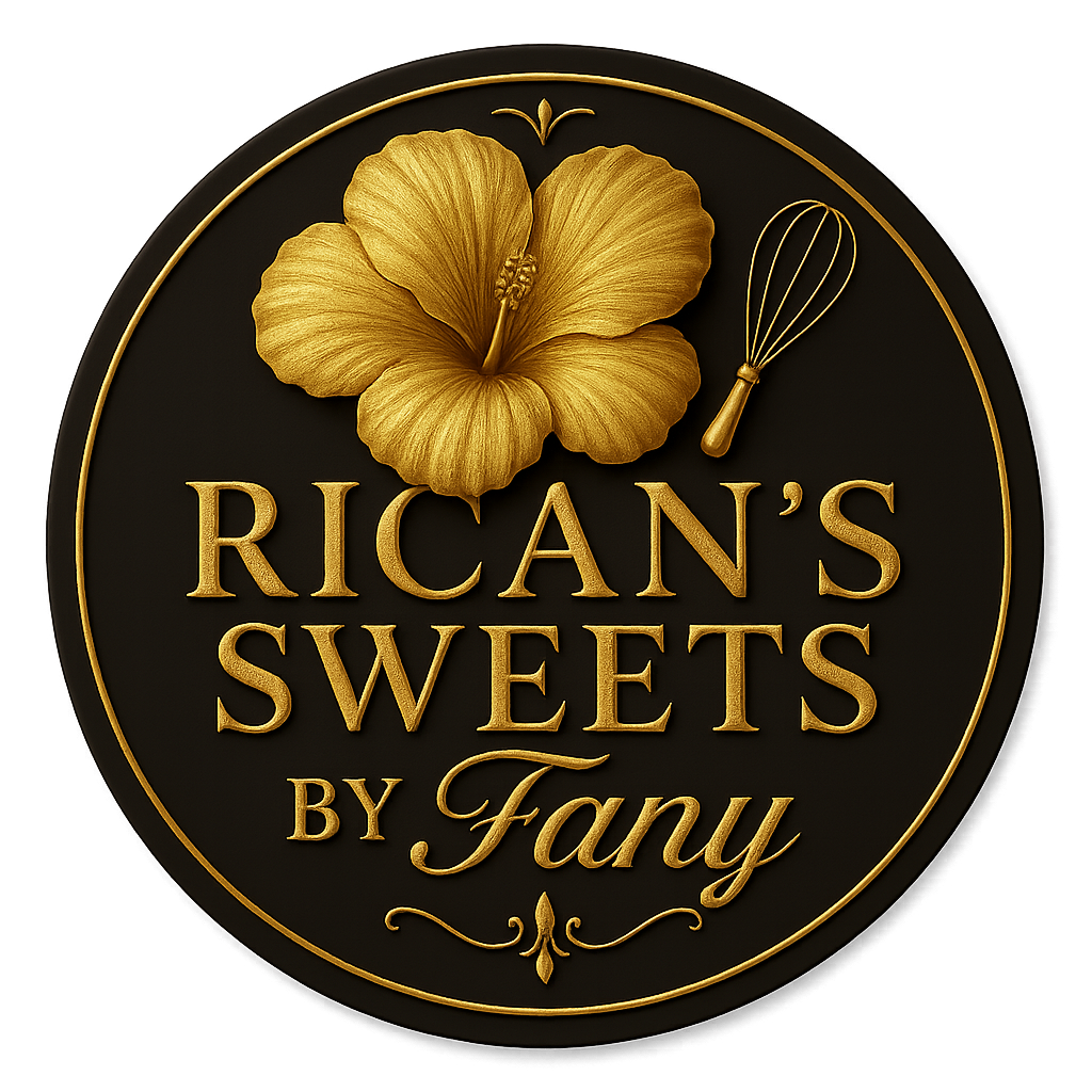 Rican's Sweets by Fany bakery logo.
