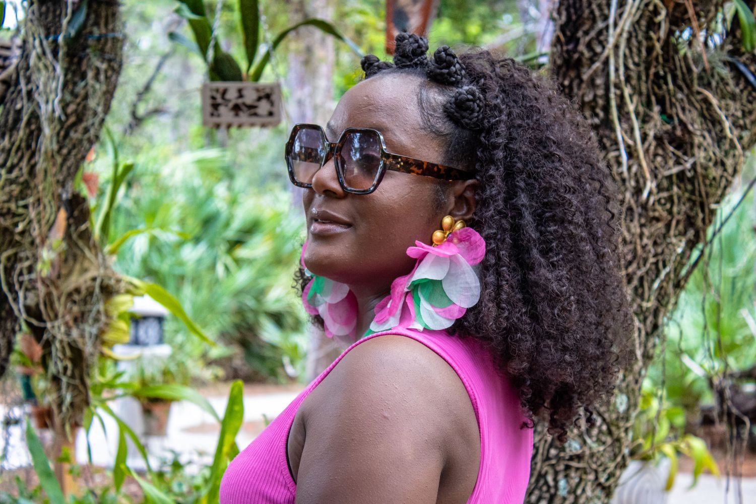 Portrait of a woman outdoors at a Treasure Coast photography session by View The Lens Studio.