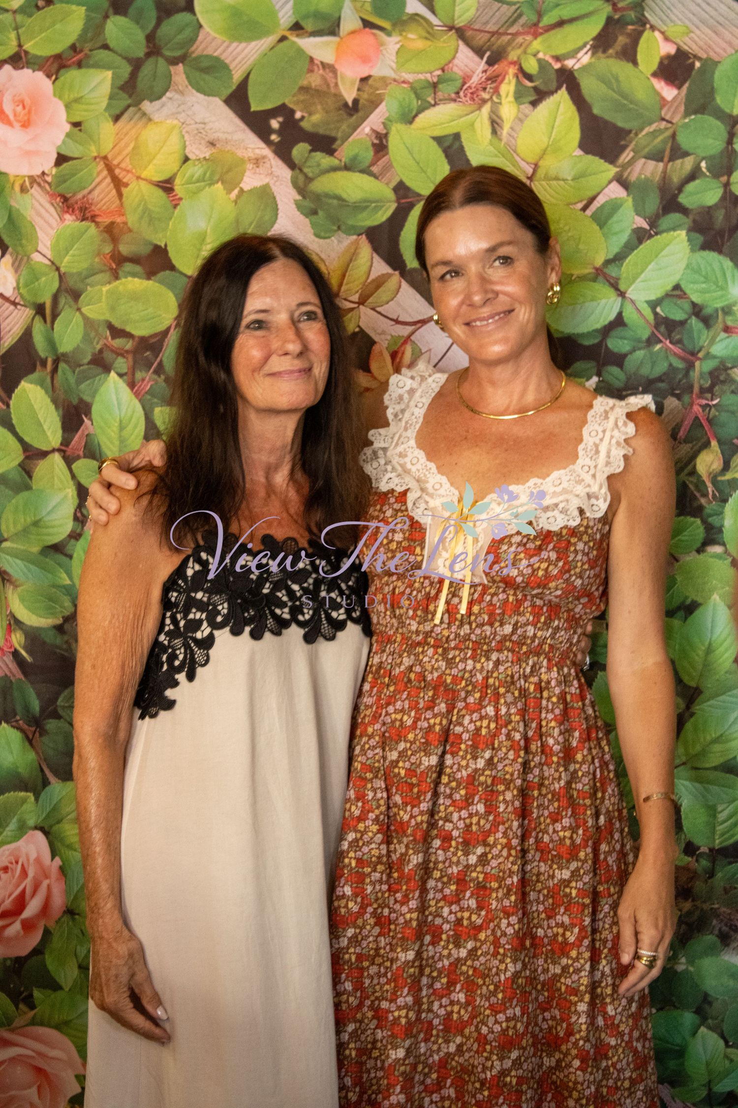 Friends smiling for a portrait during a special event on Florida's Treasure Coast.
