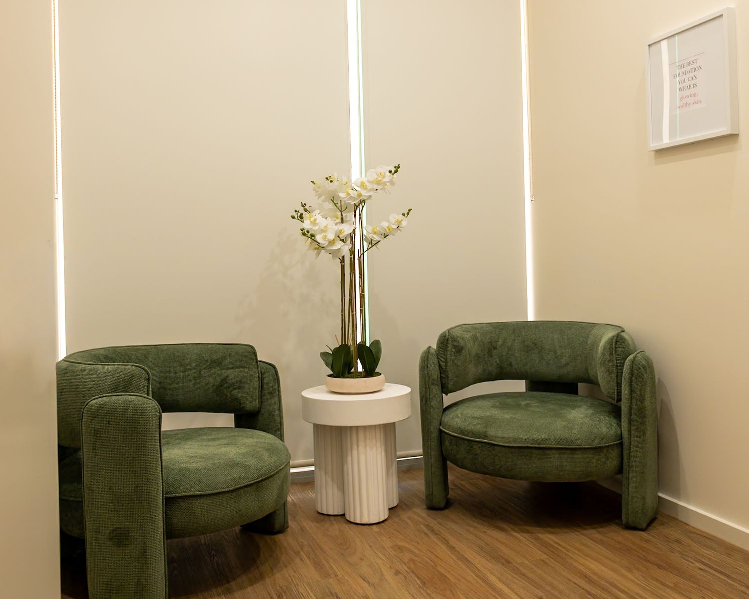 MySkin Clinics treatment room interior commercial photography Melbourne by kaptured.by.Priya