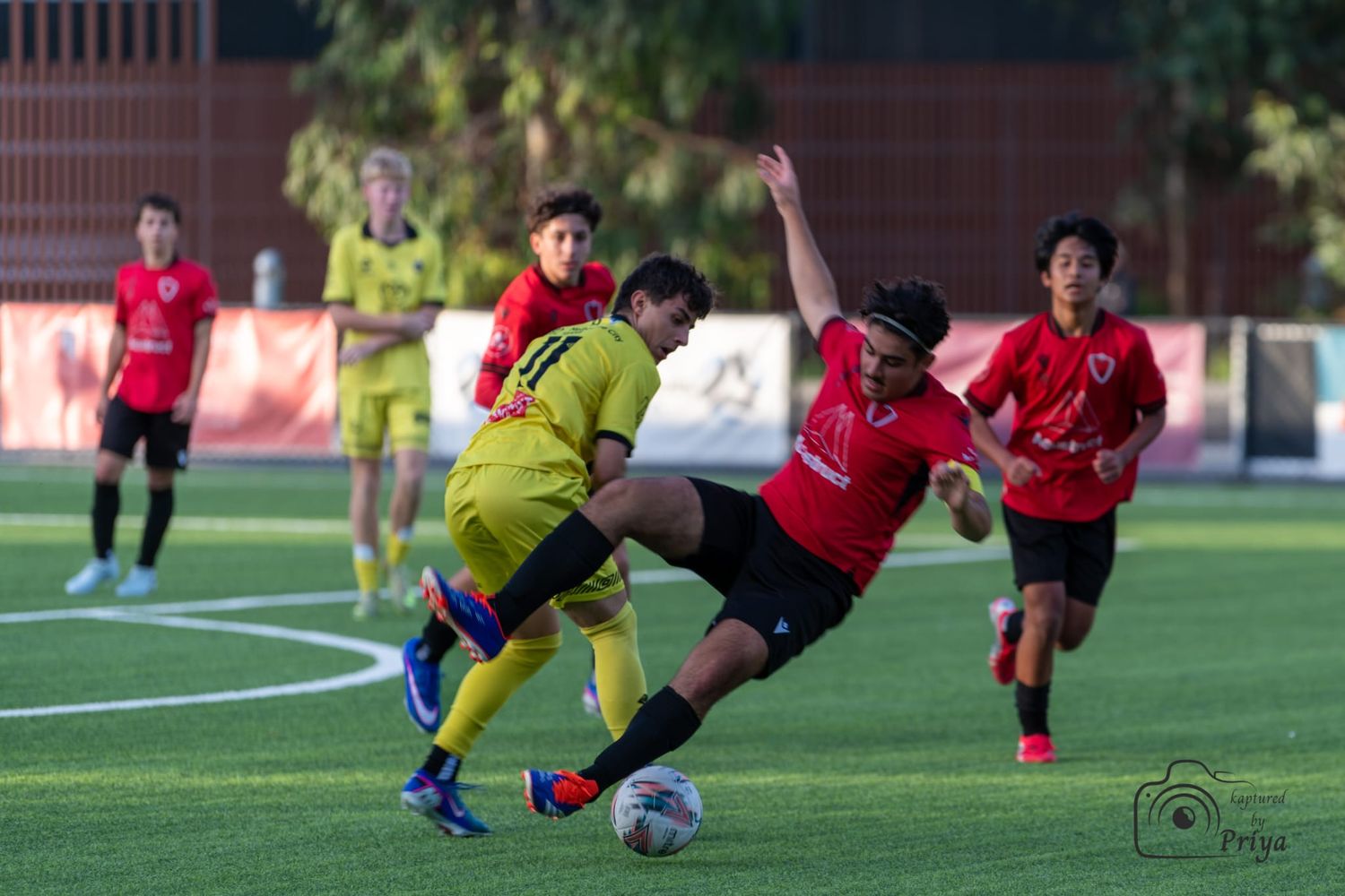Youth football match action Melbourne grassroots sport photography by kaptured.by.Priya