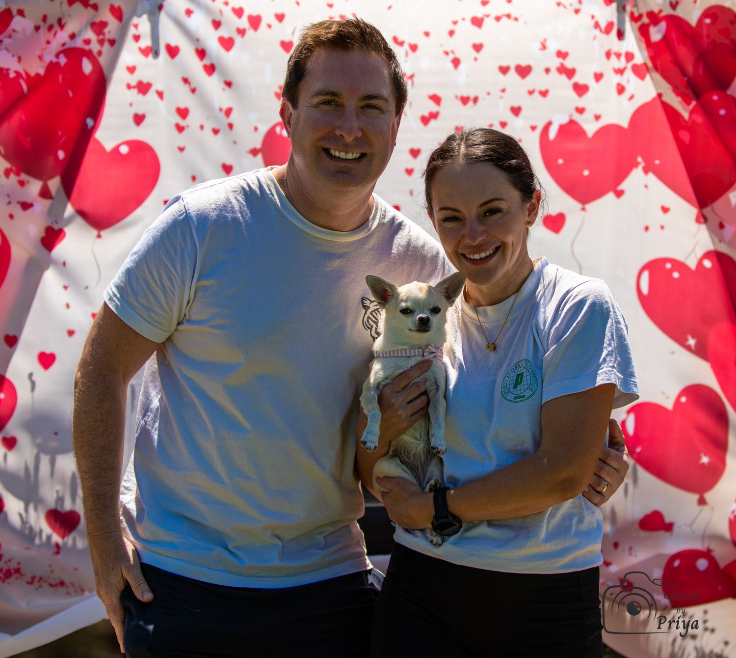Pet owner with chihuahua Melbourne pet photography event by kaptured.by.Priya
