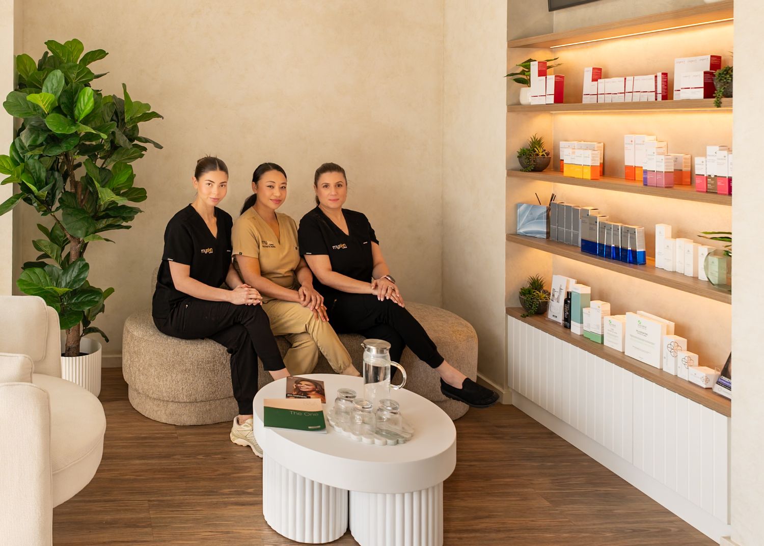 MySkin Clinics product display interior commercial photography Melbourne by kaptured.by.Priya