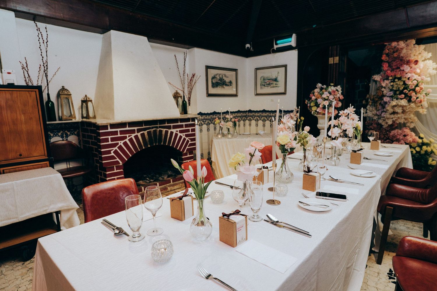 Thea & Lennon's Handmade Candles for Their Wedding