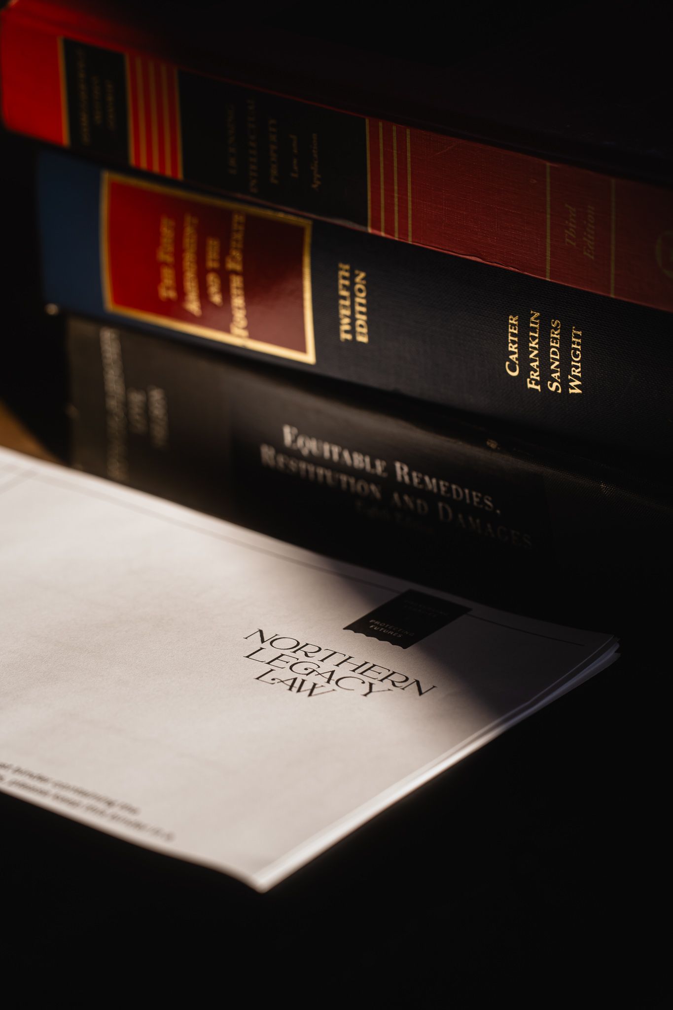 Taipei personal branding photography detail of legal documents and branded office materials