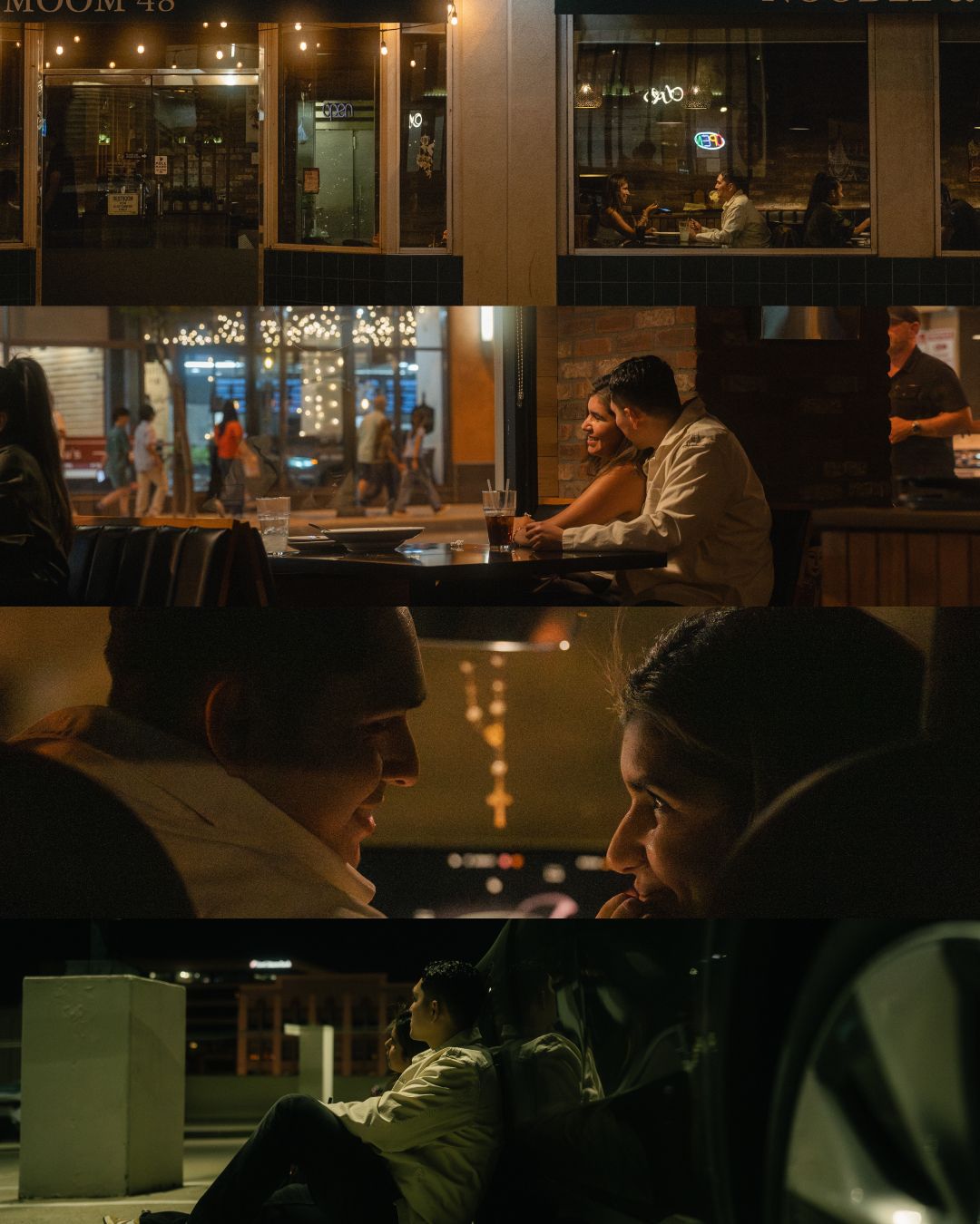 Candid Taipei couple photography during an intimate restaurant date night