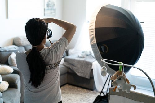 At-home visite Newborn photographer serving Arlington and DFW