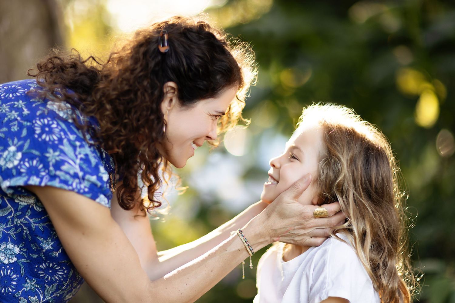 Tender family moments captured in a series of outdoor portraits.
