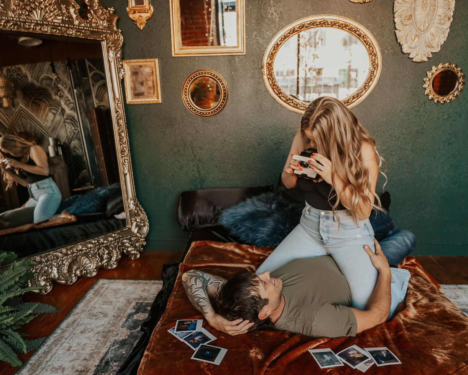 Romantic couples photography in Broken Bow Oklahoma