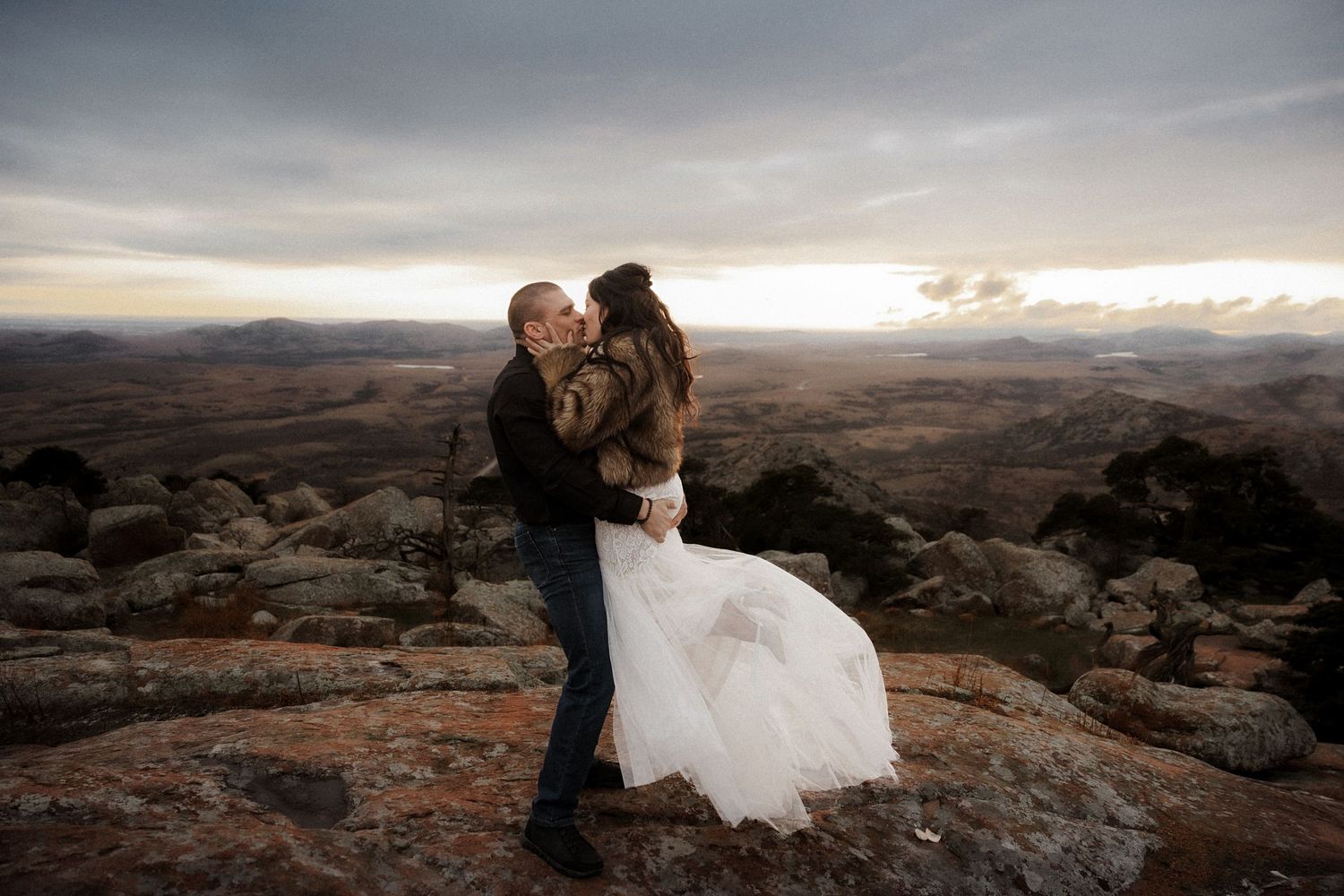Emotional wedding vows photographed naturally