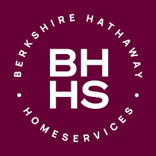 Series of minimalist burgundy and white business logos.