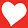 A simple heart icon in red color against a white background.