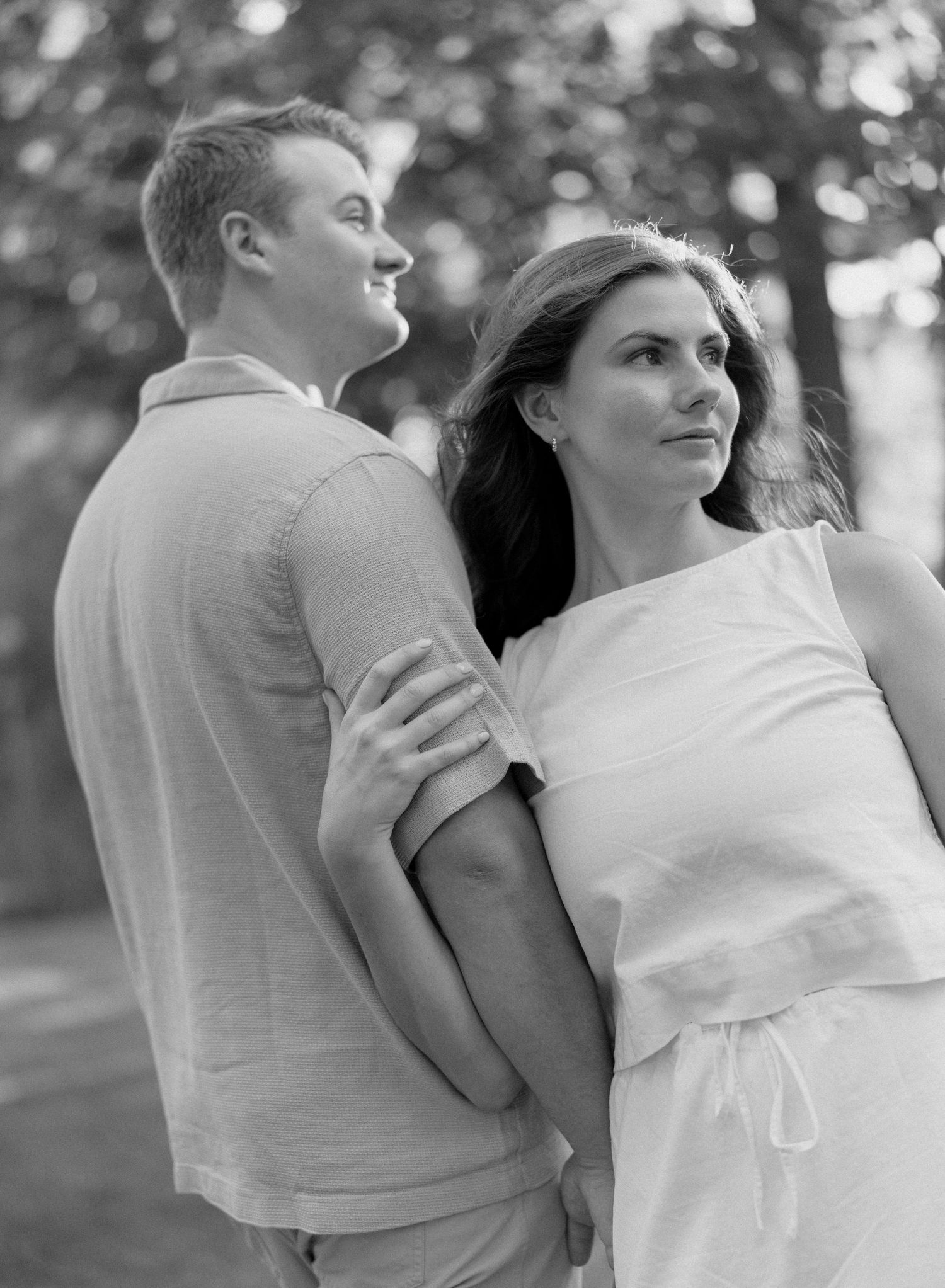 Couple's engagement photo.
