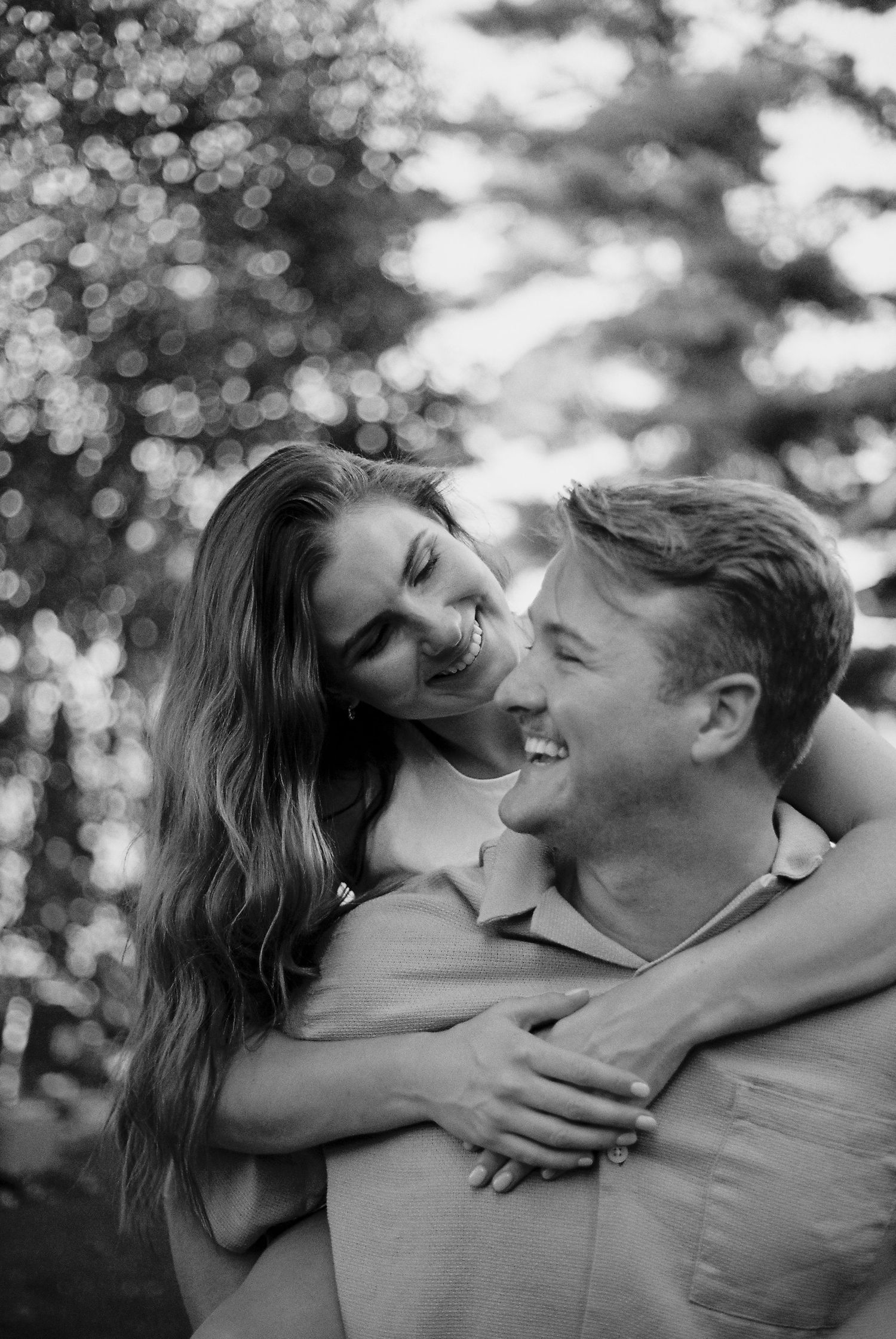 Couple's engagement photo.