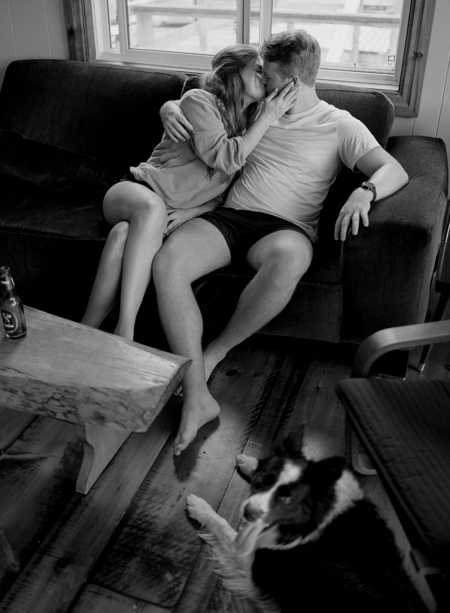 Couple's engagement photo.