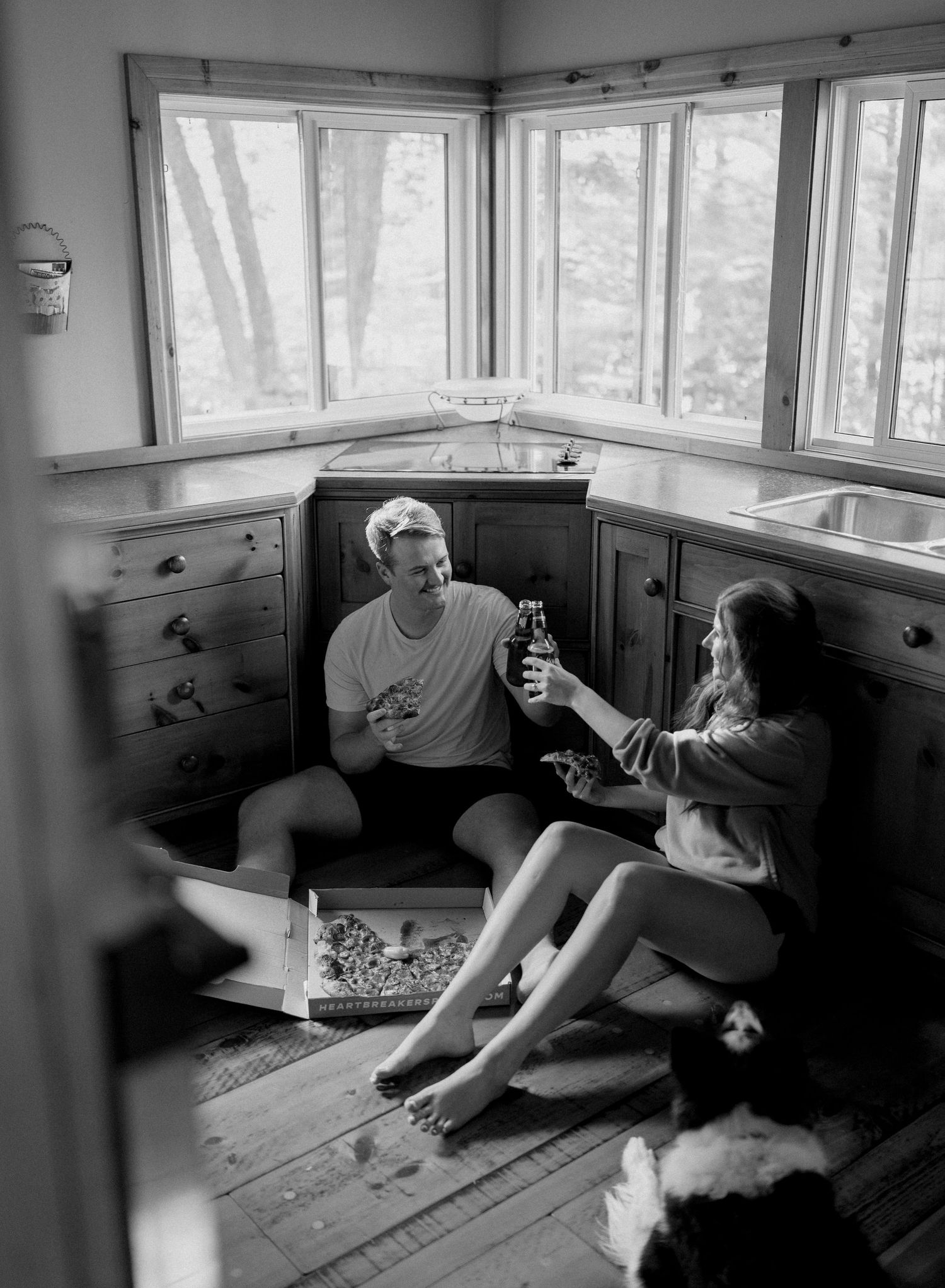 Couple's engagement photo.