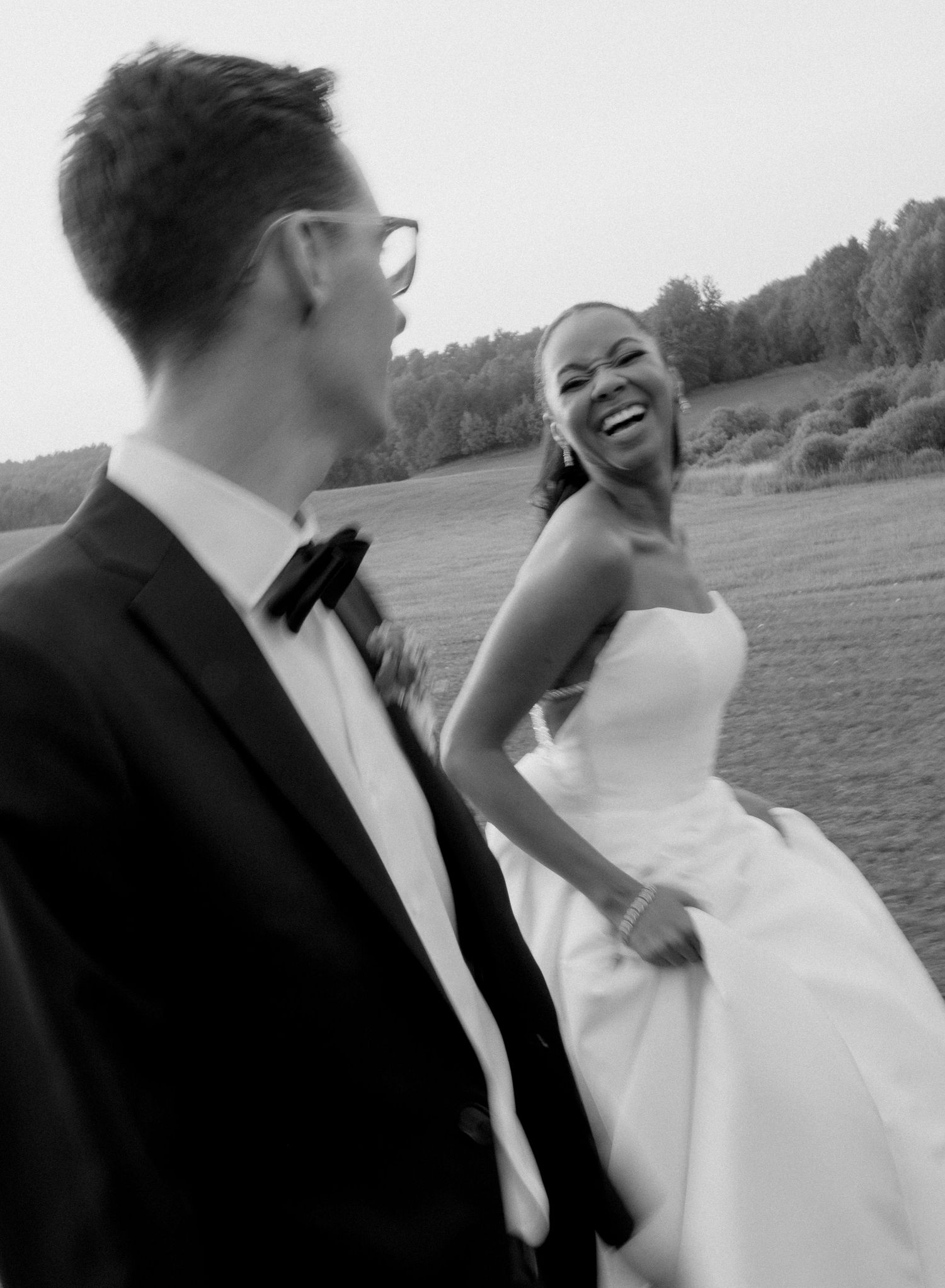 Bride & groom portrait.