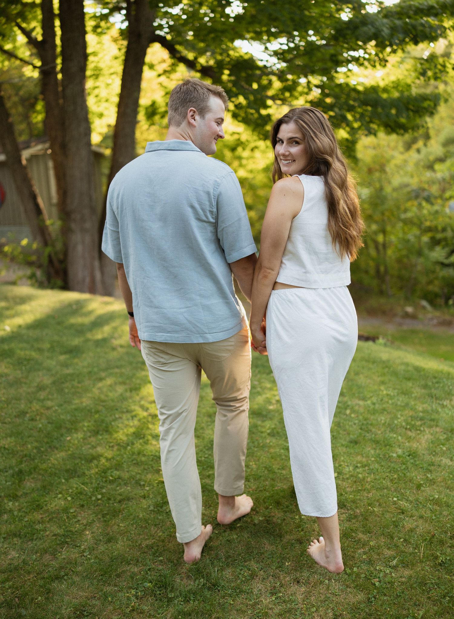 Couple's engagement photo.