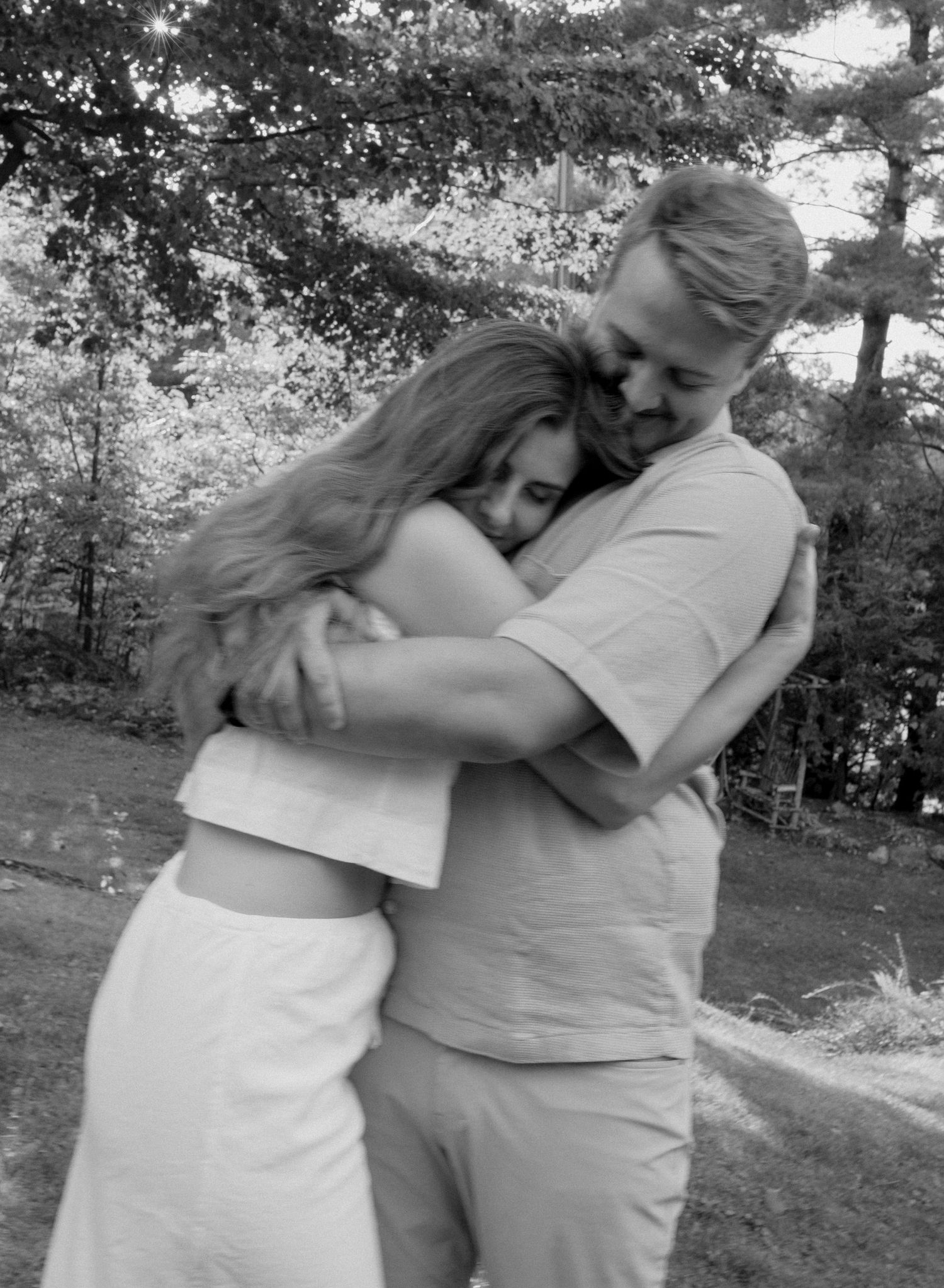 Couple's engagement photo.