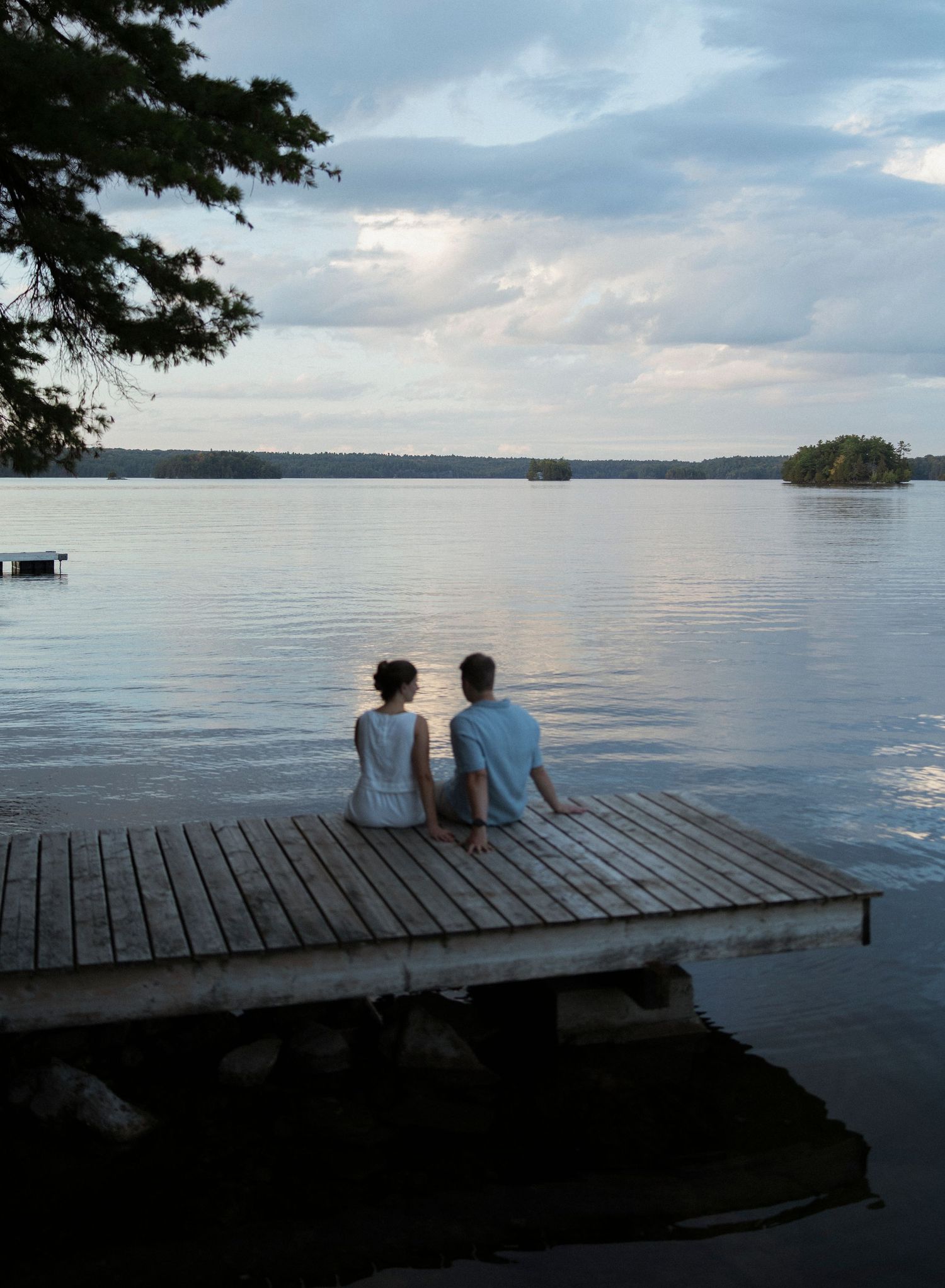 Couple's engagement photo.