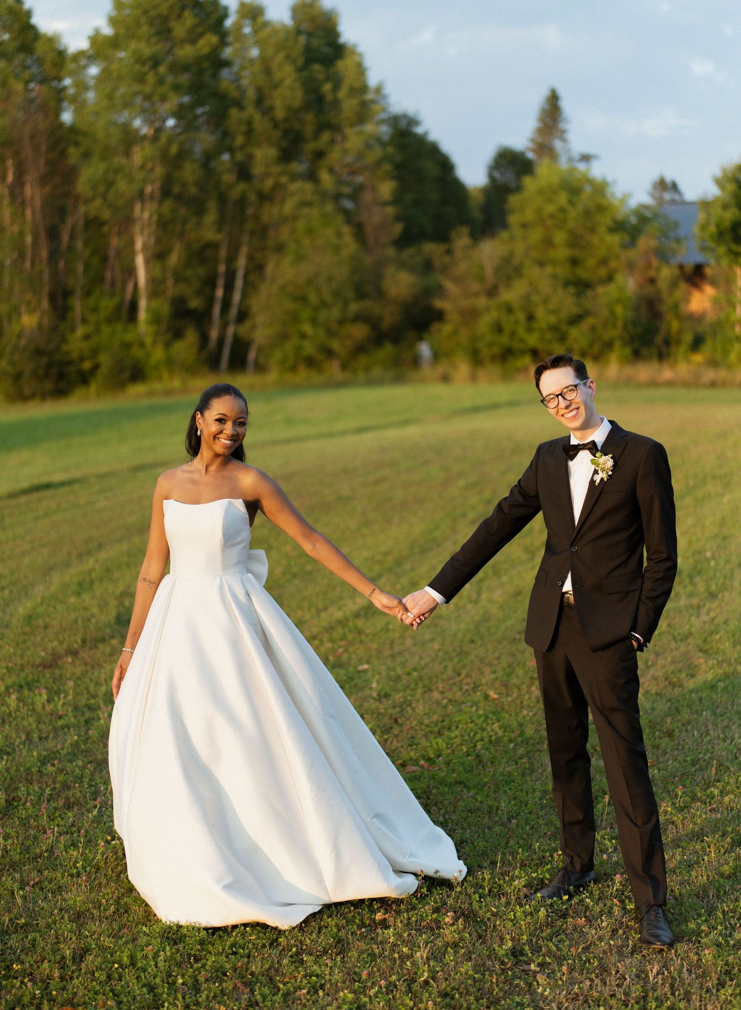 Bride & groom portrait.