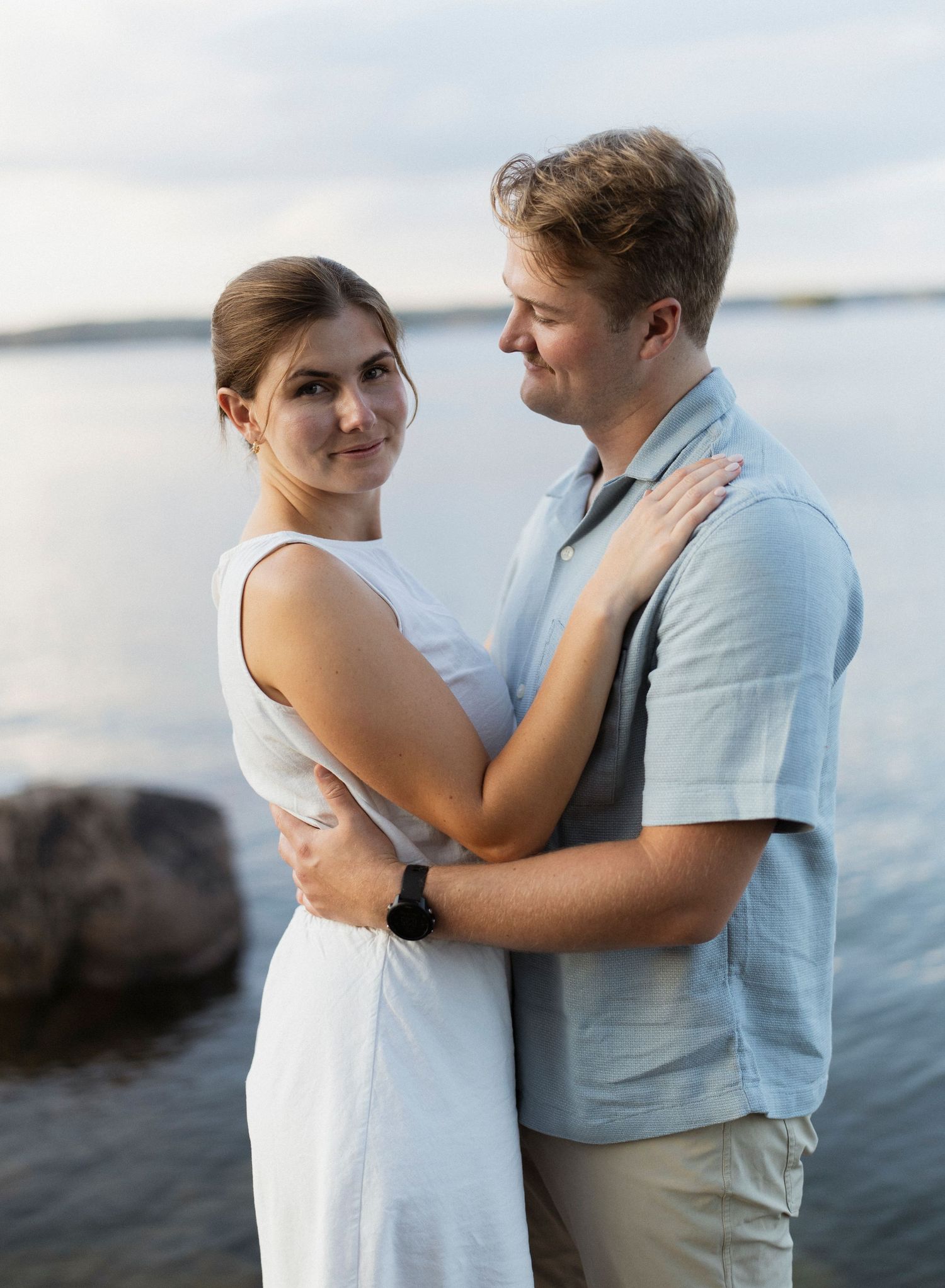 Couple's engagement photo.