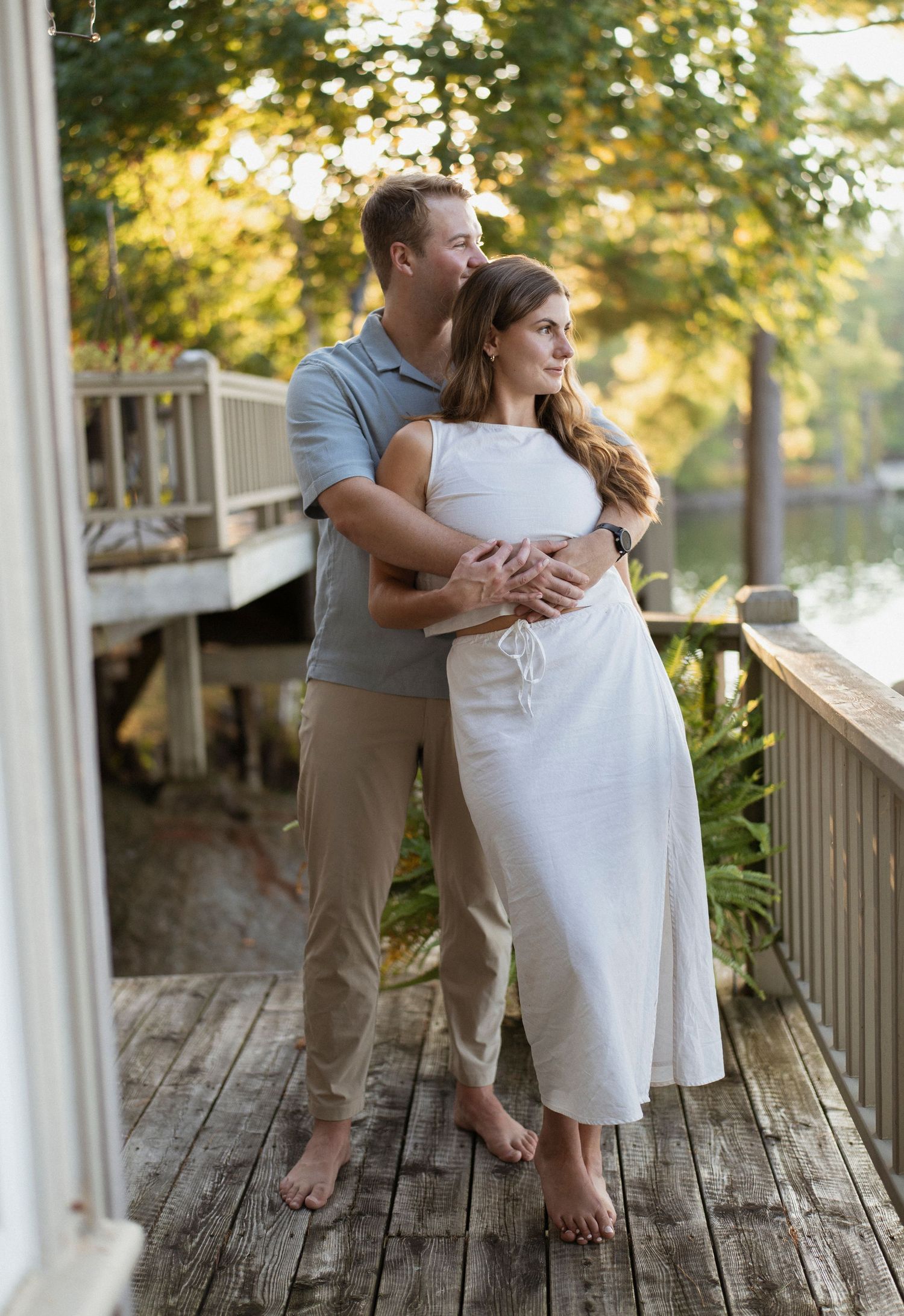 Couple's engagement photo.