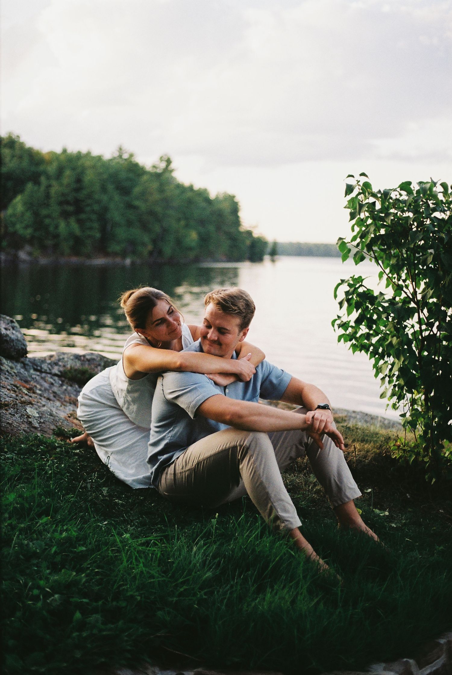 Couple's engagement photo.