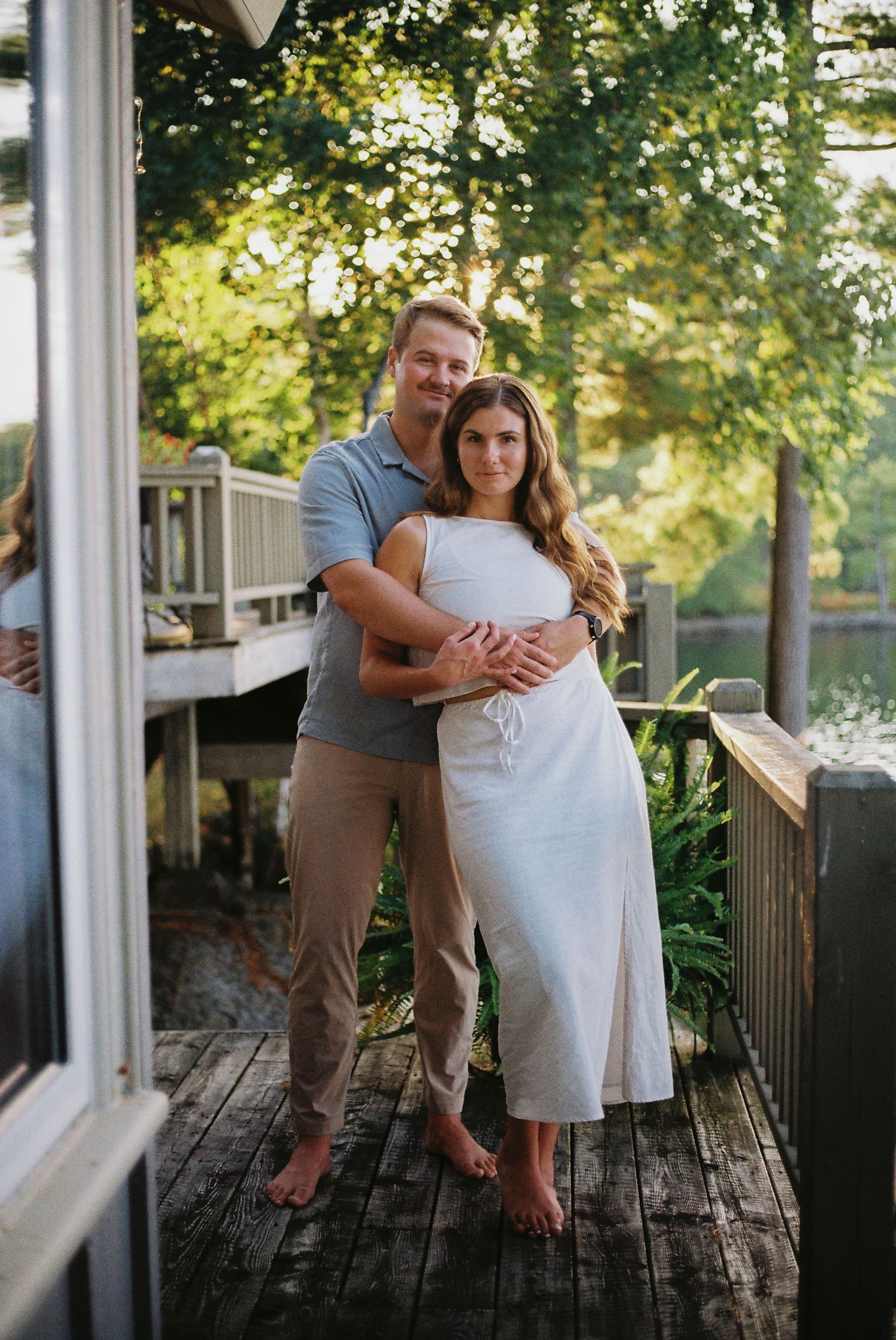 Couple's engagement photo.