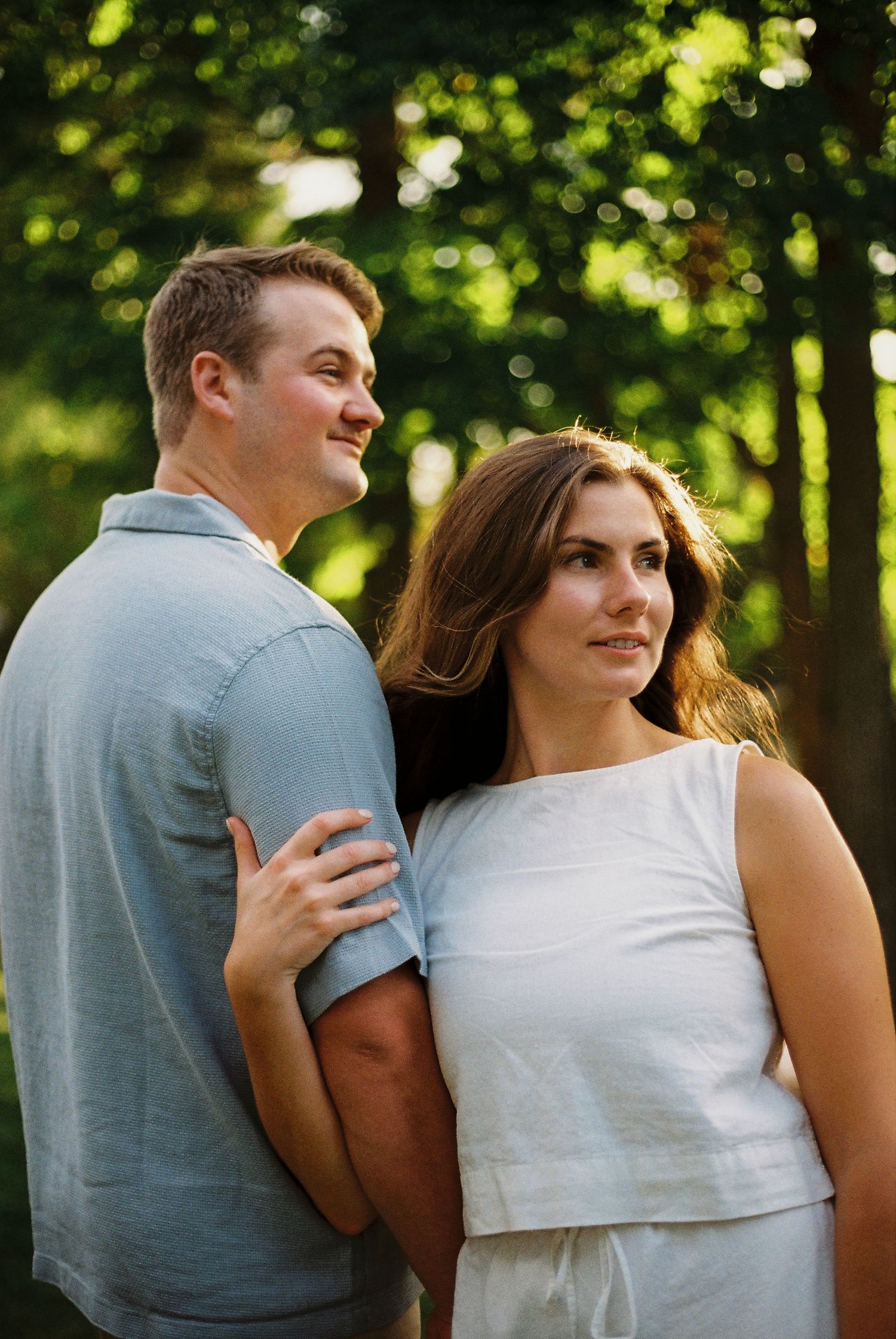 Couple's engagement photo.