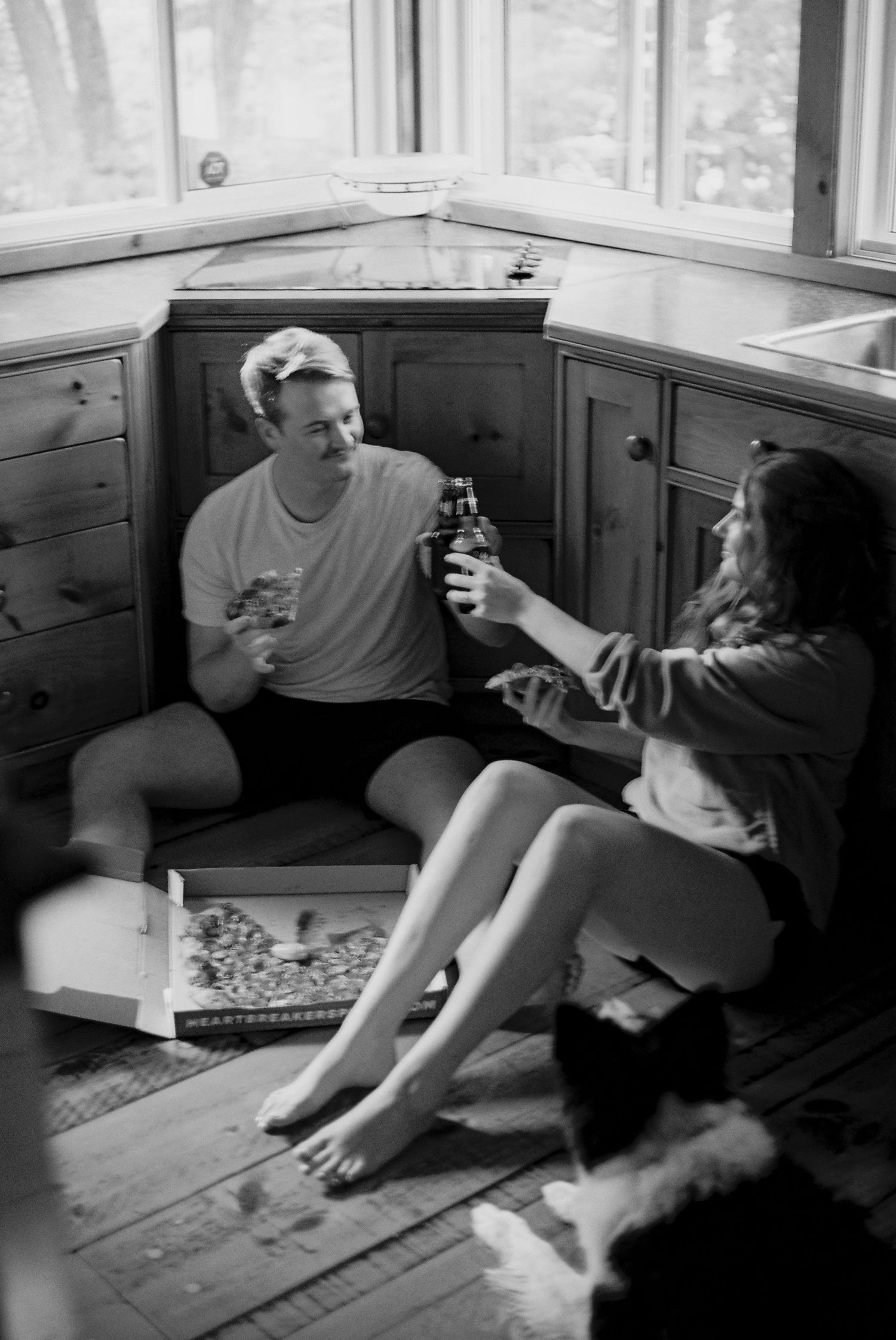 Couple's engagement photo.