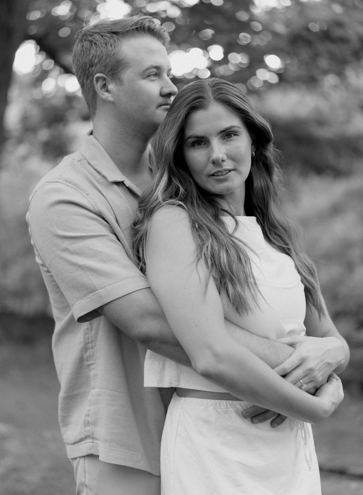 Couple's engagement photo.