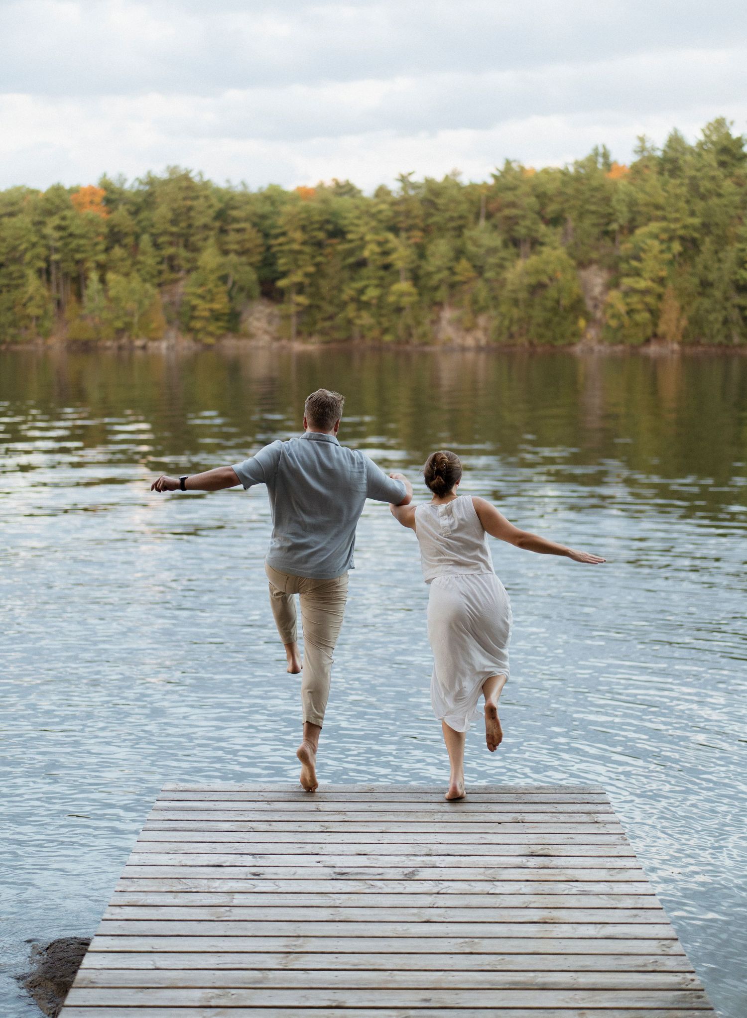 Couple's engagement photo.