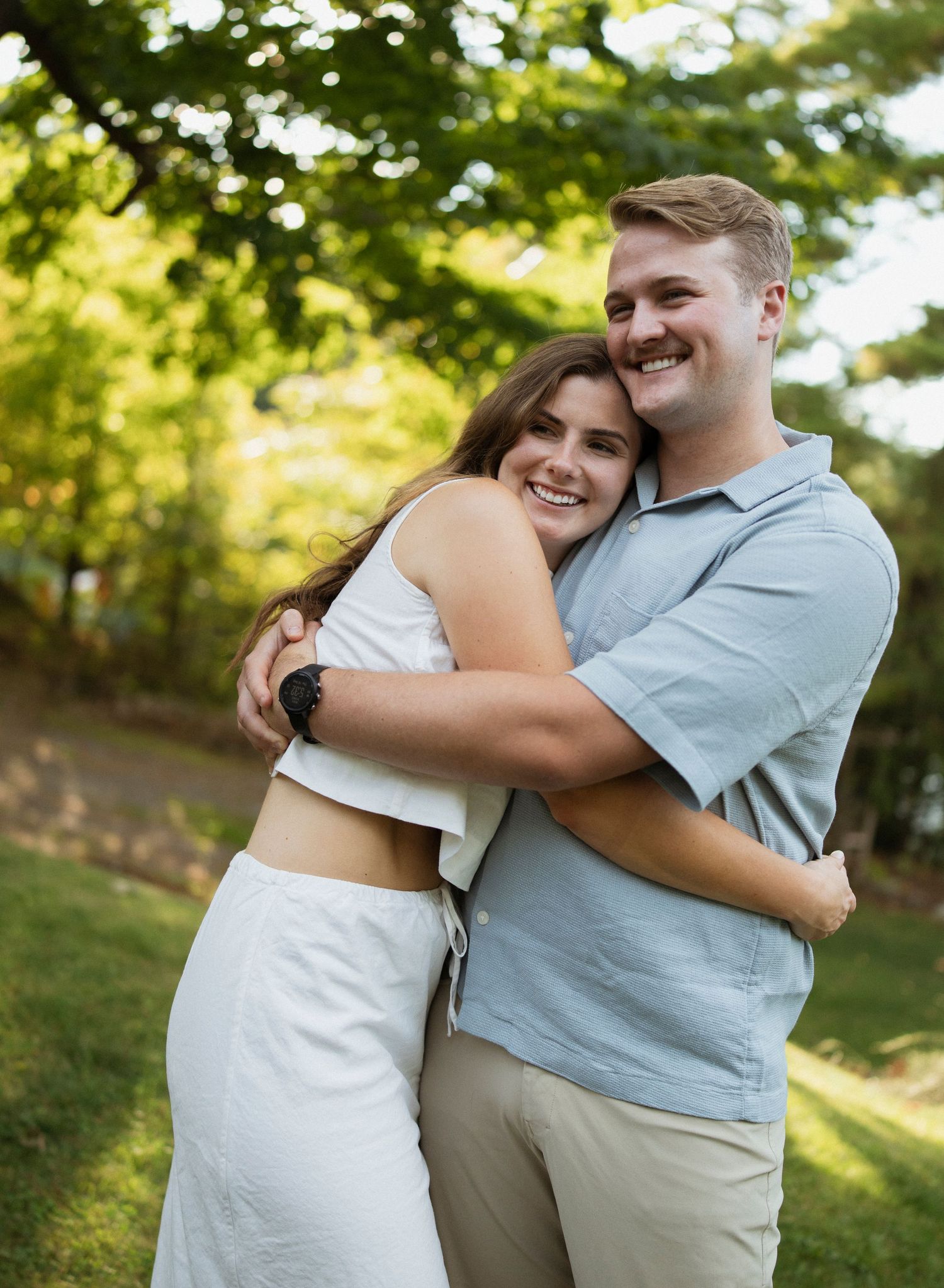 Couple's engagement photo.