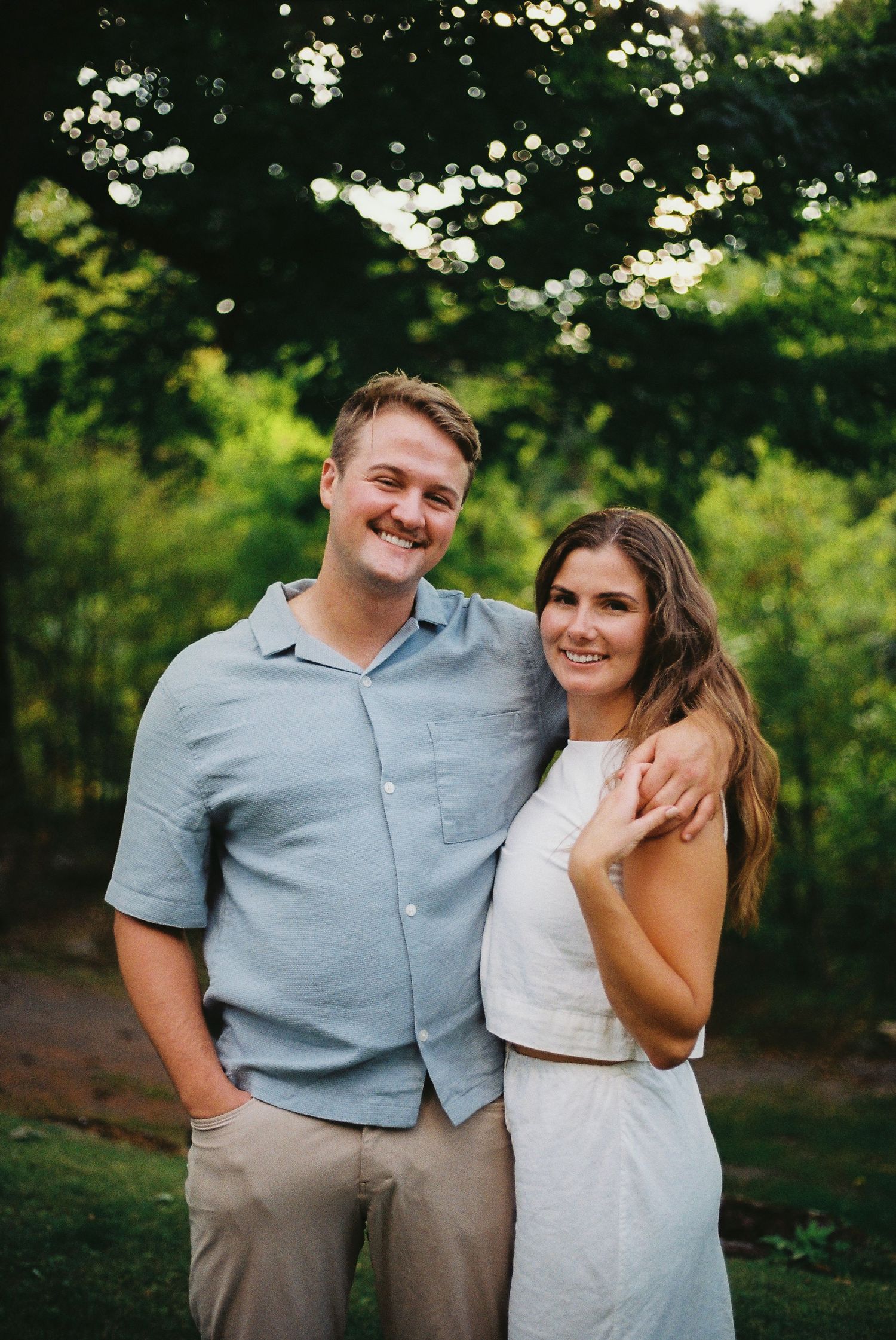 Couple's engagement photo.