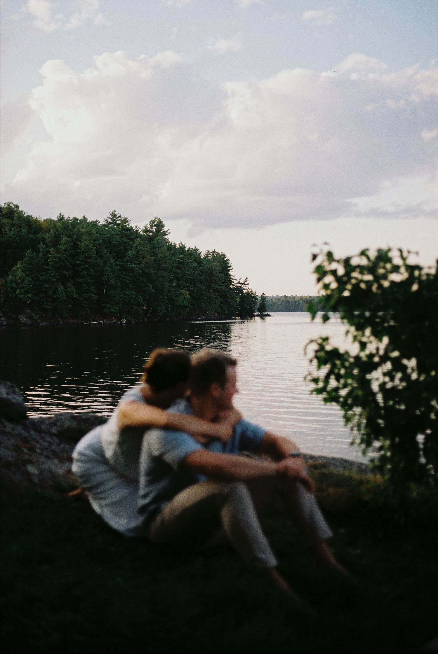 Couple's engagement photo.