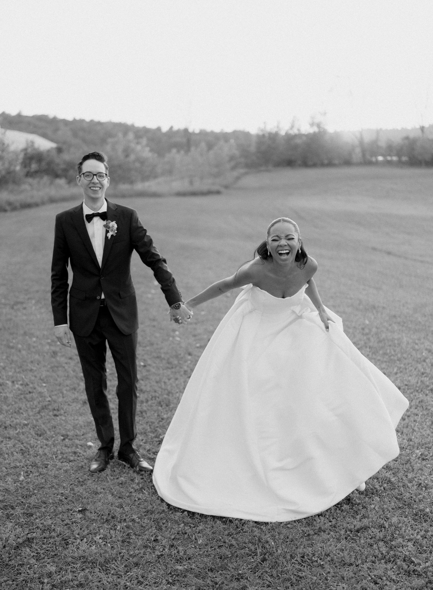 Bride & groom portrait.