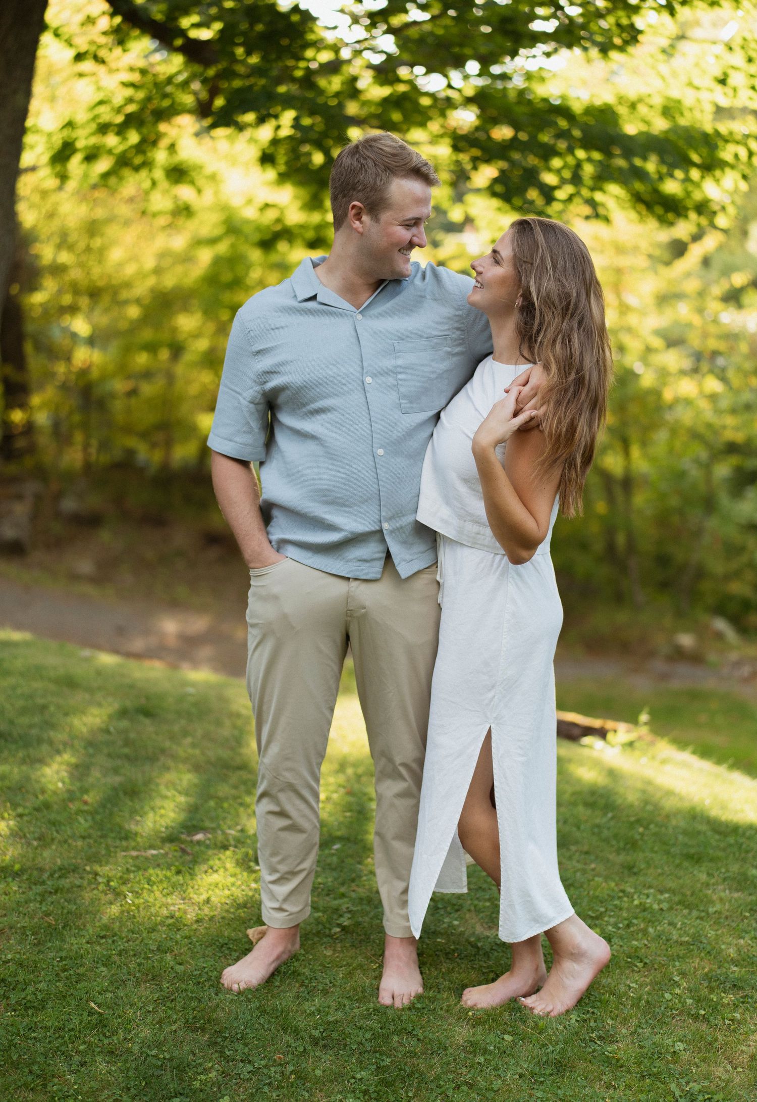 Couple's engagement photo.