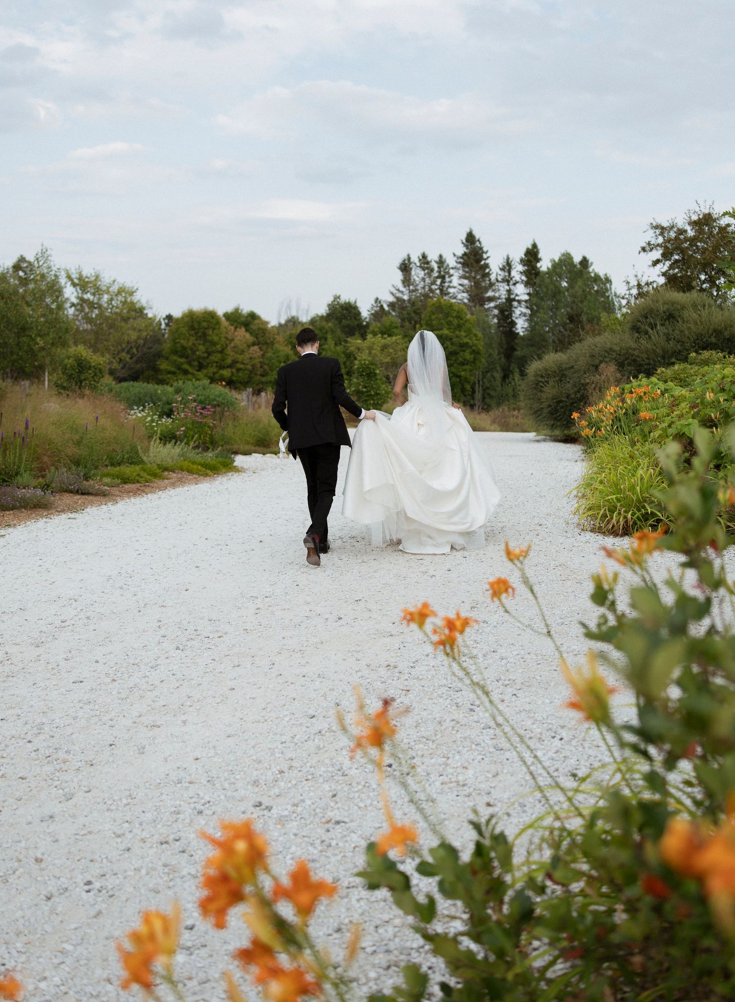 Bride & groom portrait.