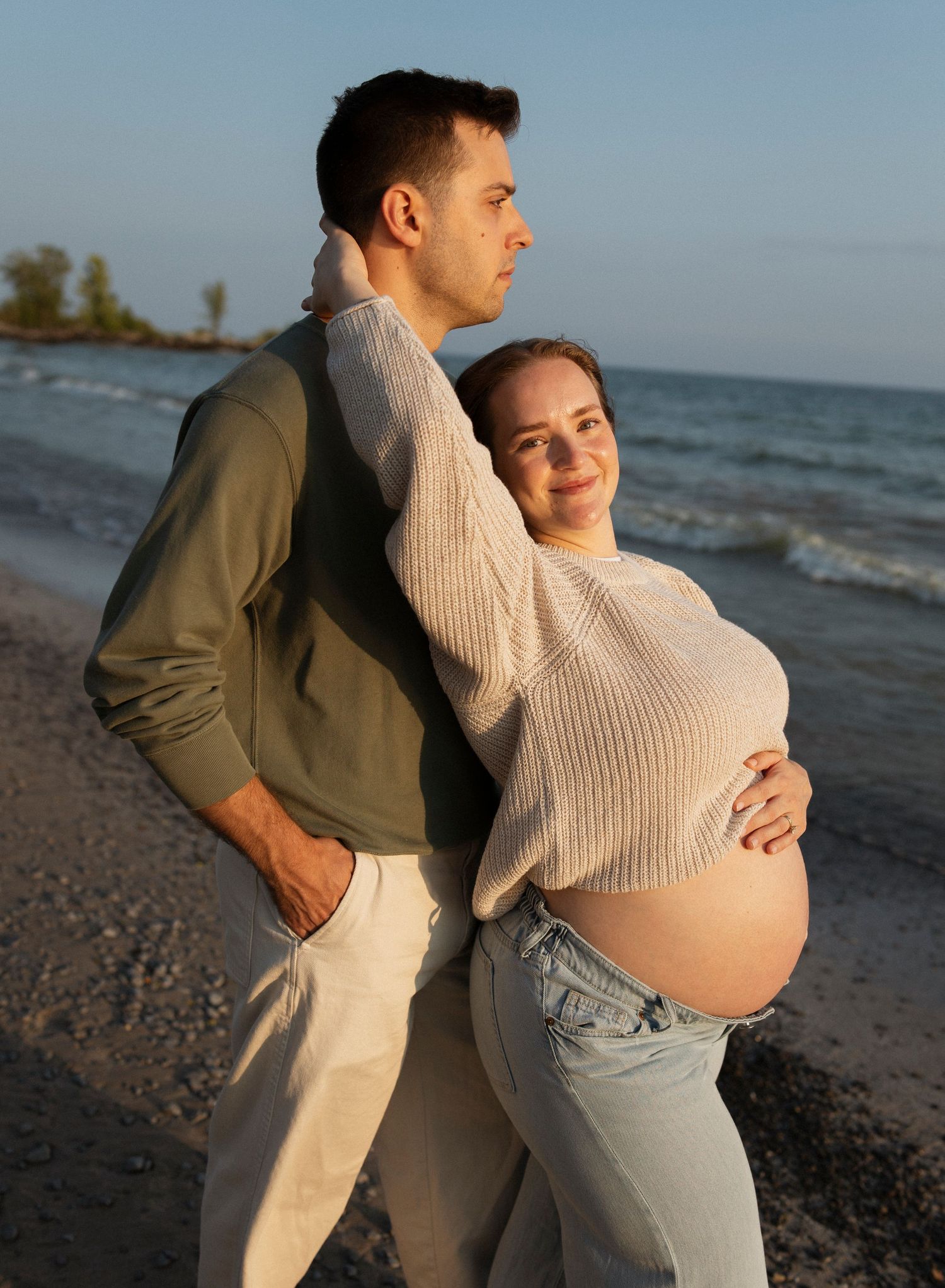 Maternity session portrait.
